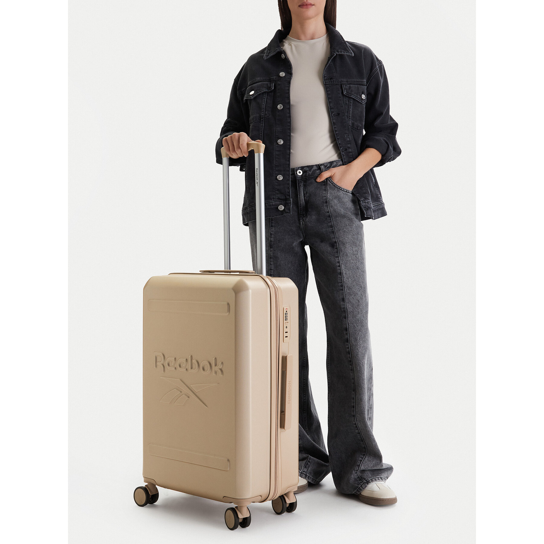 Valigia media Reebok CEO-RBK-WAL-023-CCC-M Oro