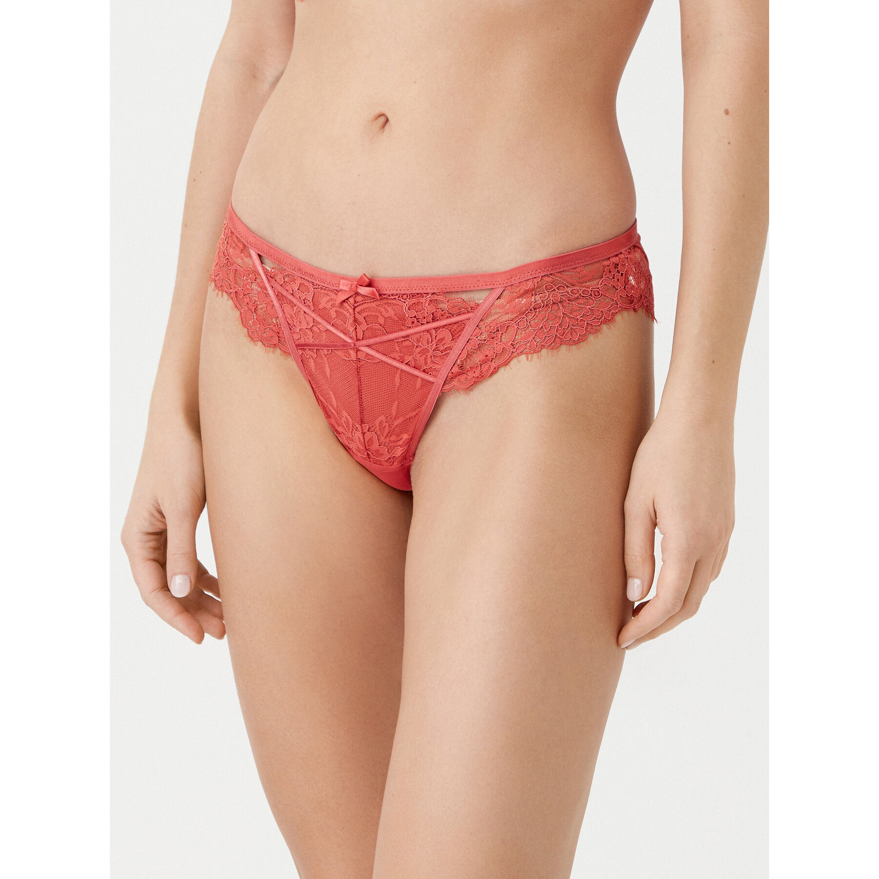 Hunkemöller Culotte brasiliana Arabella 206332 Rosso