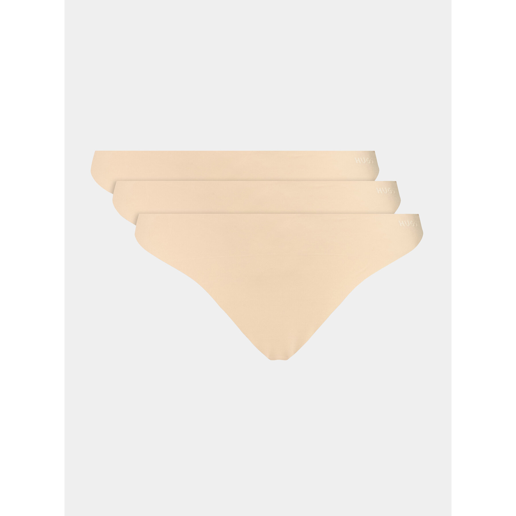 HUGO Σετ στρινγκ 50492489 Μπεζ