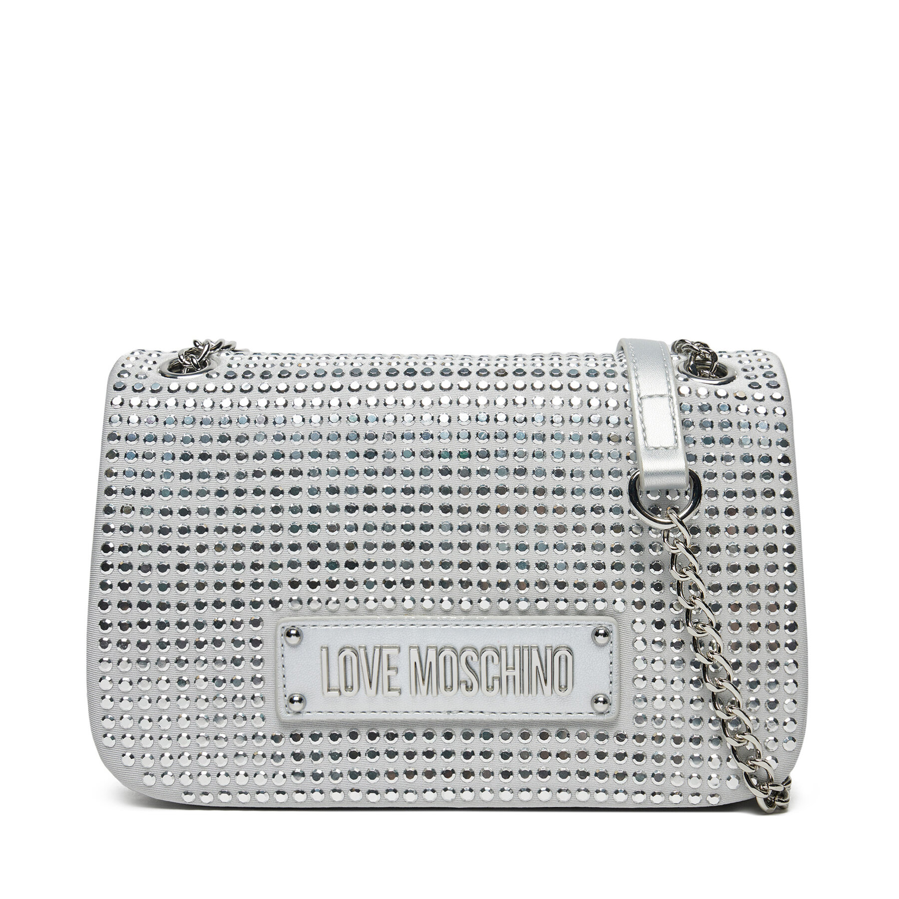 Táska LOVE MOSCHINO JC4136PP1MLL196B Ezüst