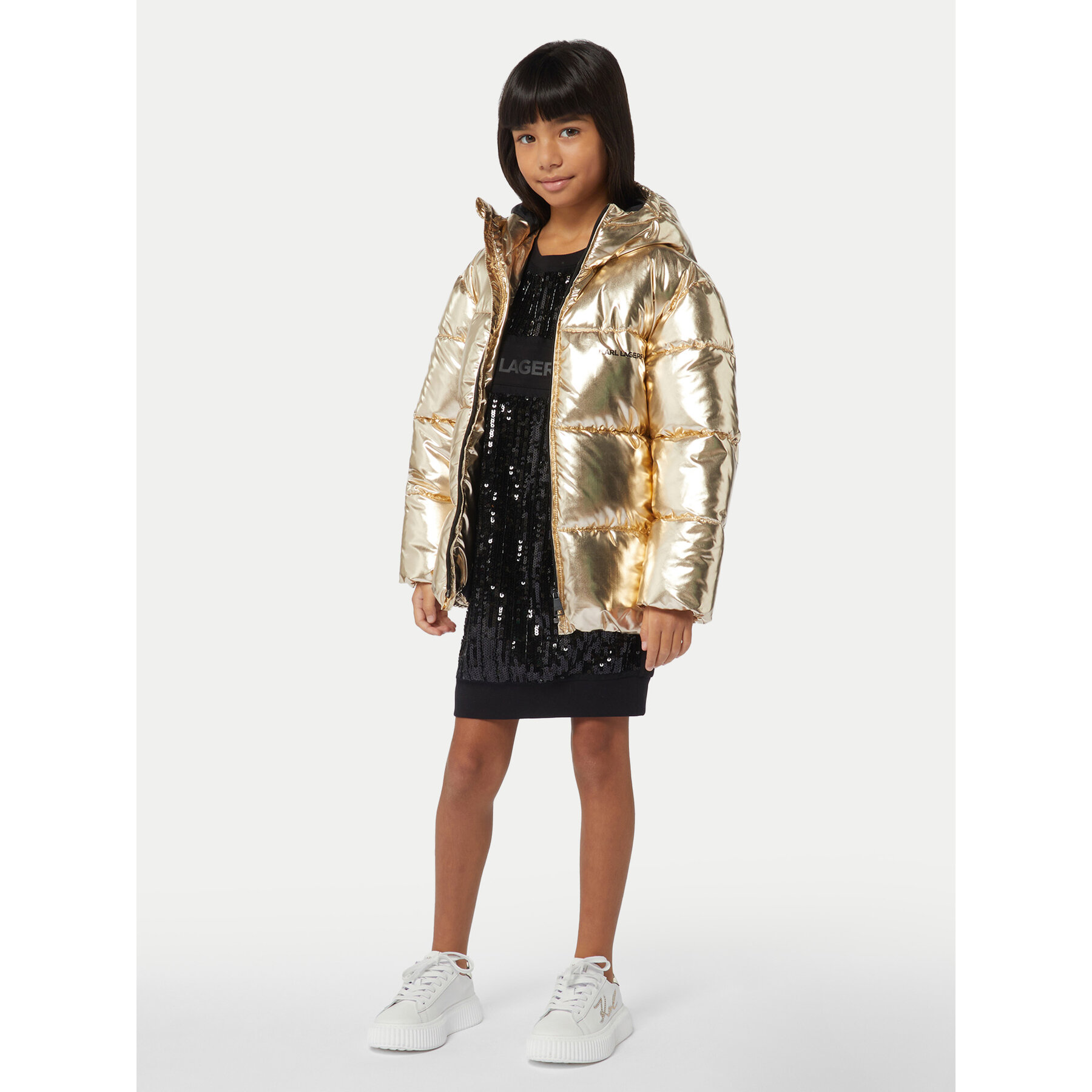 Karl Lagerfeld Kids Karl Lagerfeld Kids T-Shirt Z30235 D Μαύρο Regular Fit