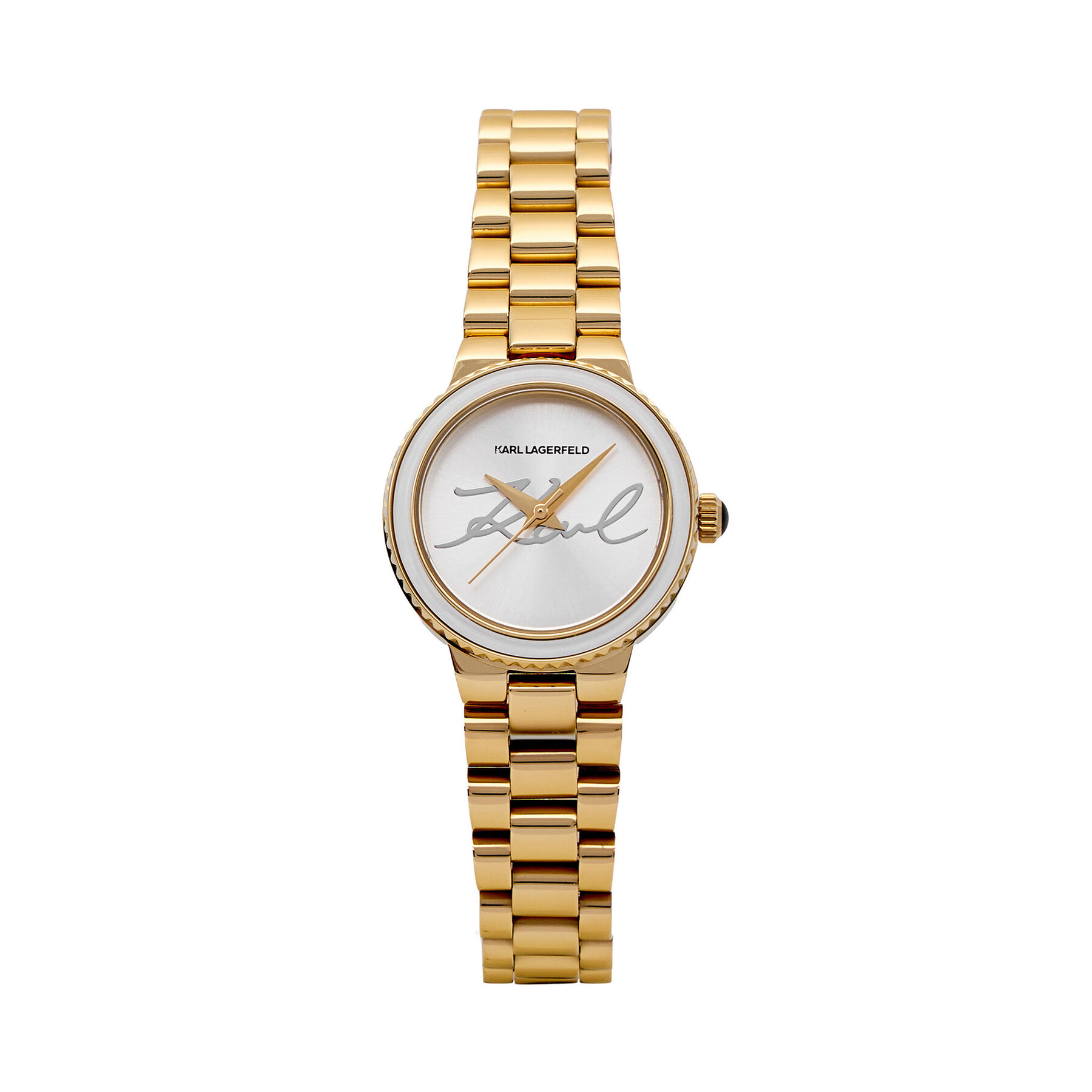 Hodinky KARL LAGERFELD R0553104508 Strieborná