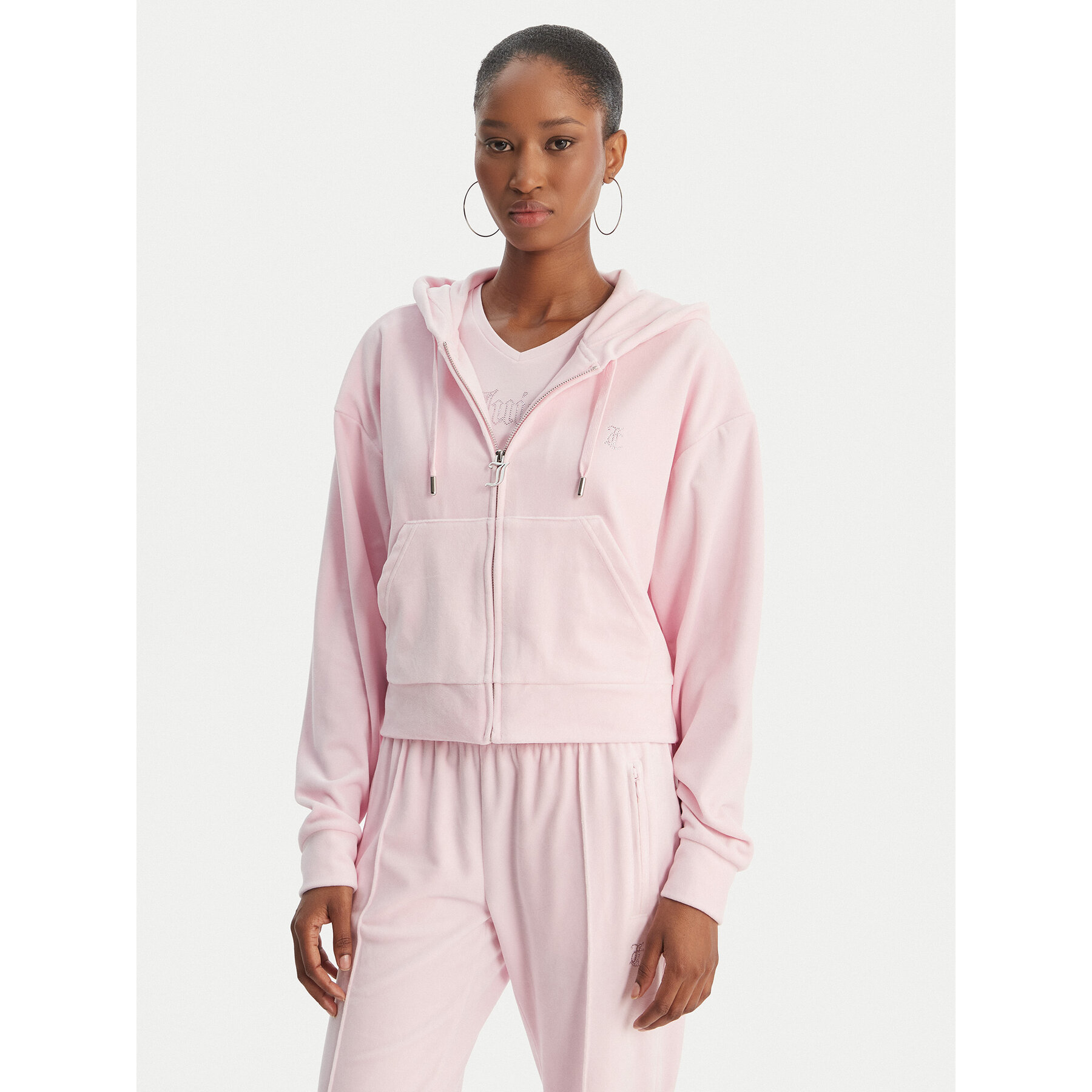 Juicy Couture Sweatshirt Iccle JCWAS126304 Rosa Oversize