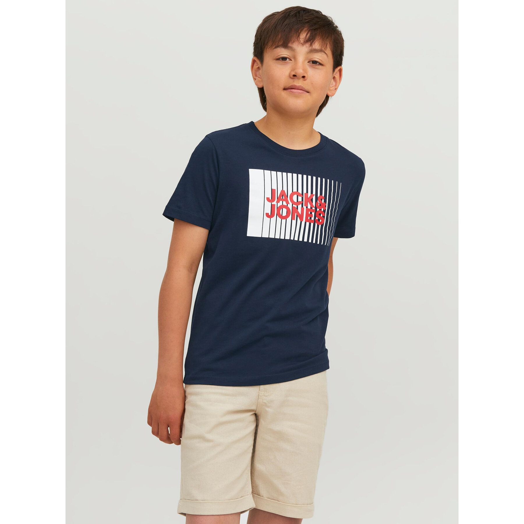 Jack&Jones Junior Jack&Jones Junior T-Shirt 12237411 Σκούρο μπλε Regular Fit