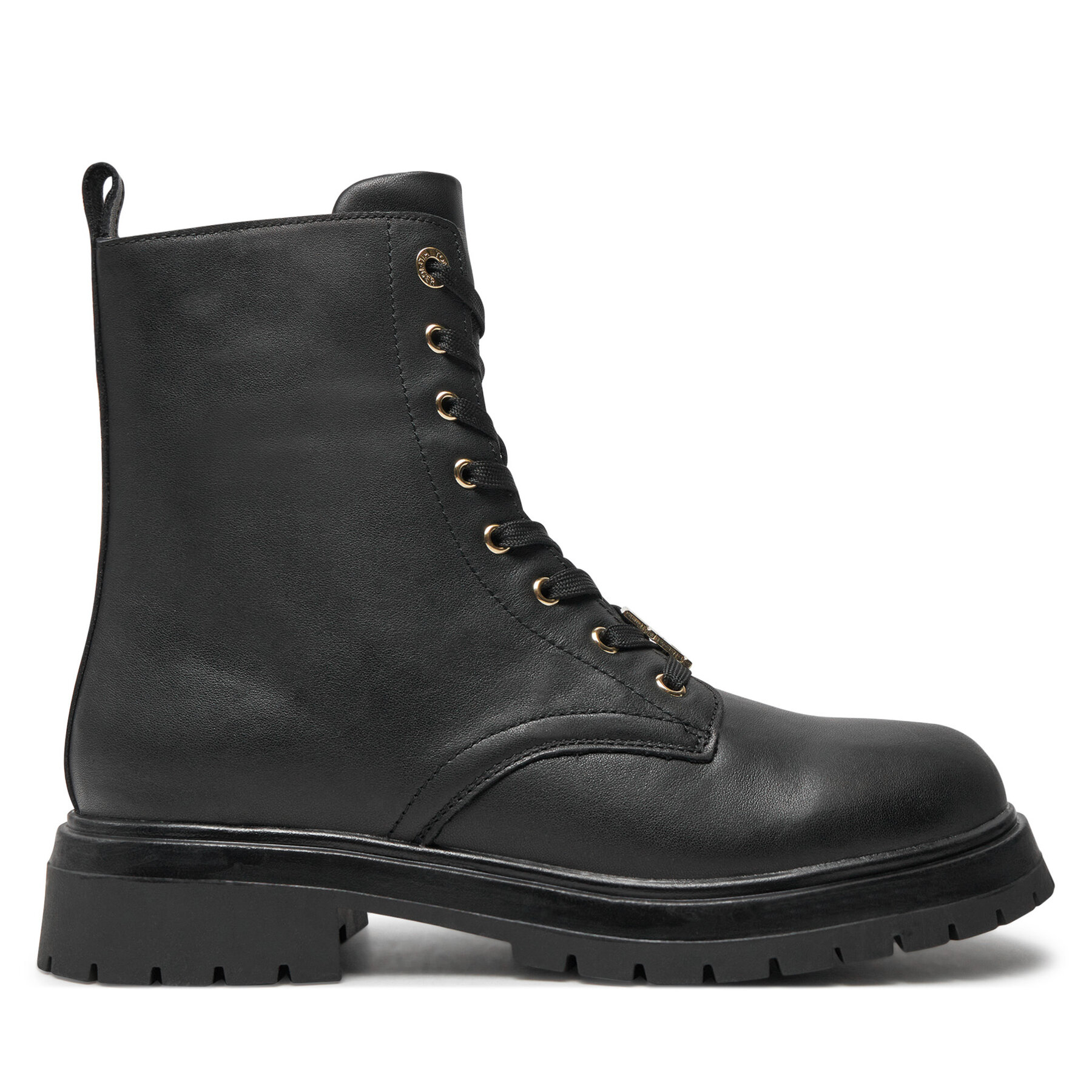  Bakancs Tommy Hilfiger Lace Up Bootie T3A5-33568-0092 S Fekete akciós termékkép 1