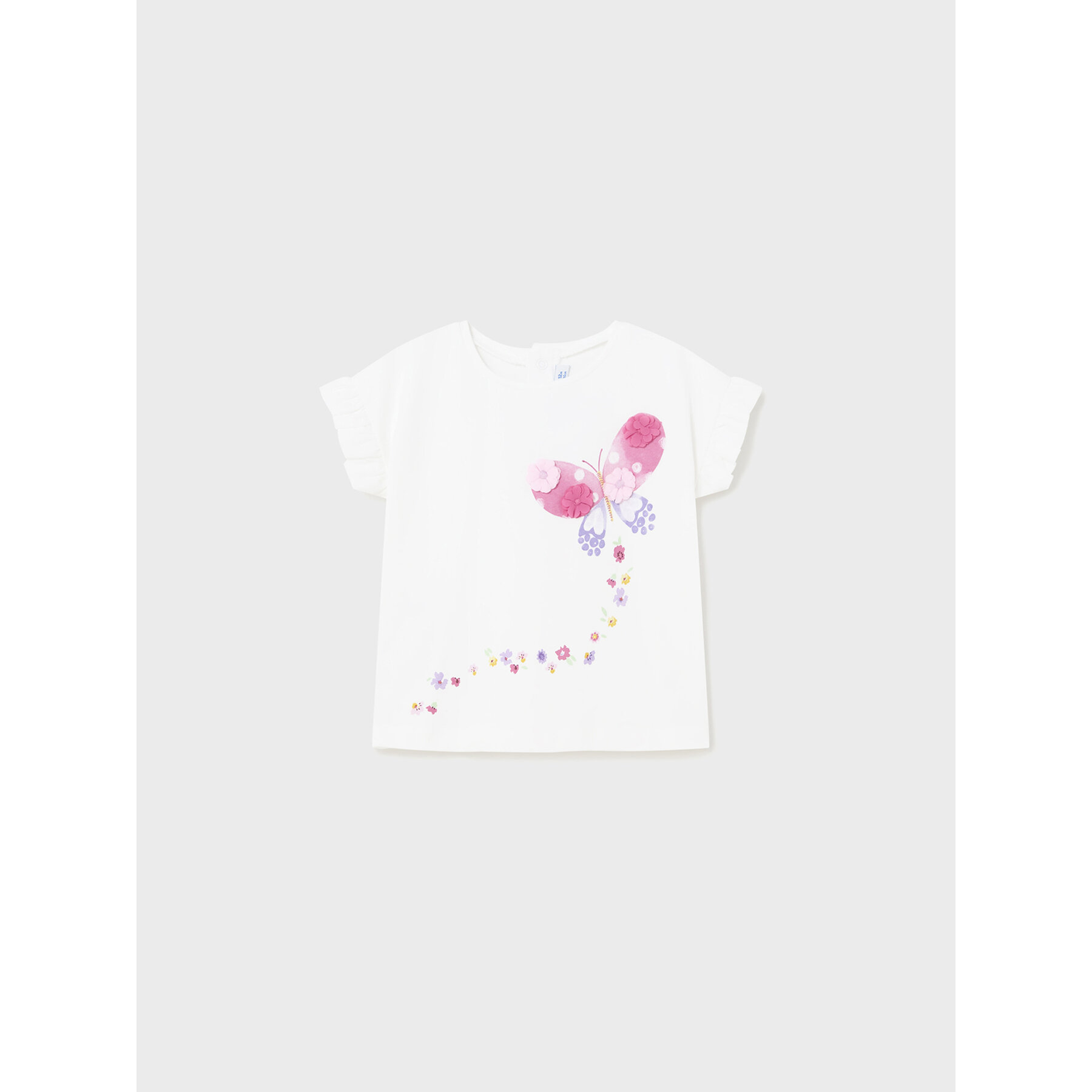 Mayoral T-Shirt 1013 Λευκό Regular Fit