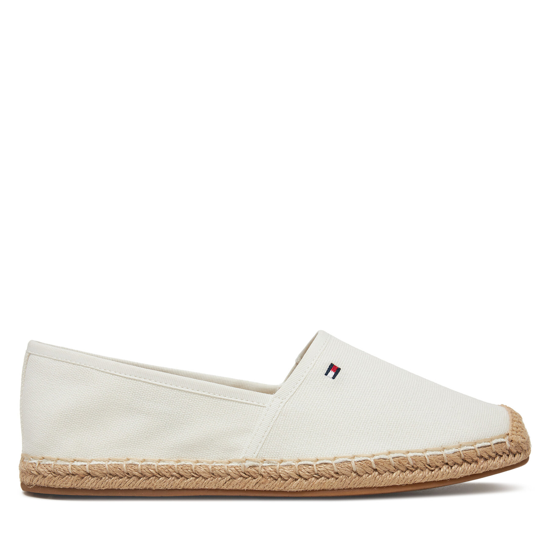 Espadrilės Tommy Hilfiger Flag Canvas Espadrille FW0FW08541 Écru