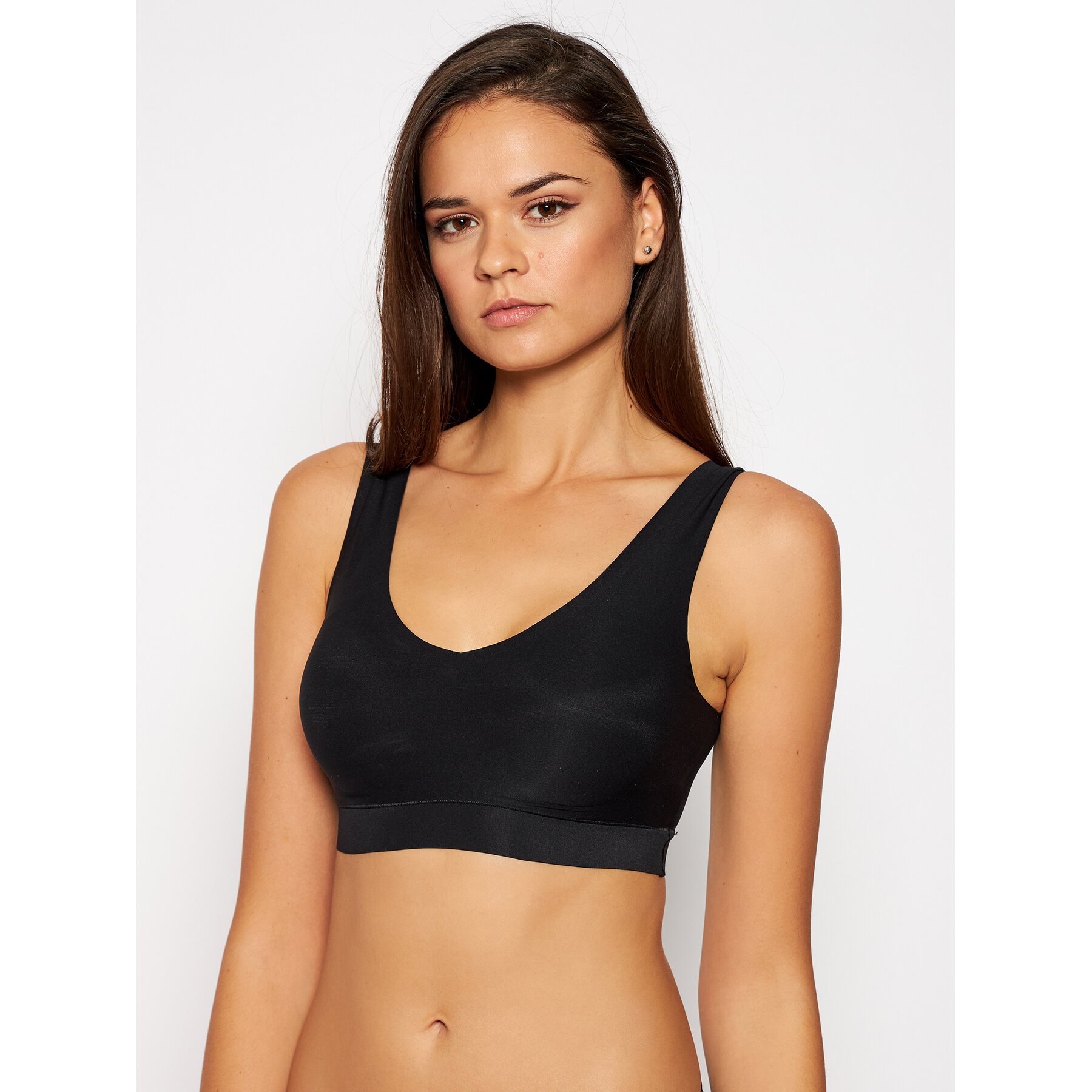 Chantelle Chantelle Σουτιέν τοπ Soft Stretch C16A10 Μαύρο