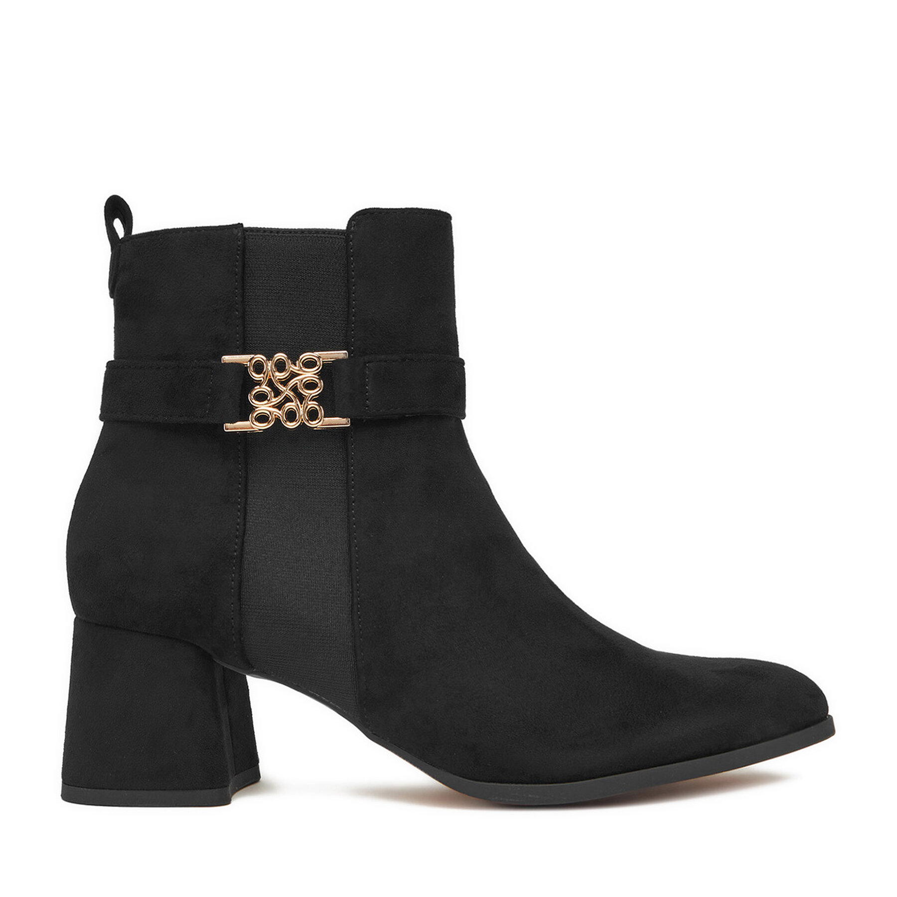 Īsie zābaki Nine West CEO-NIBAL-01 Melns