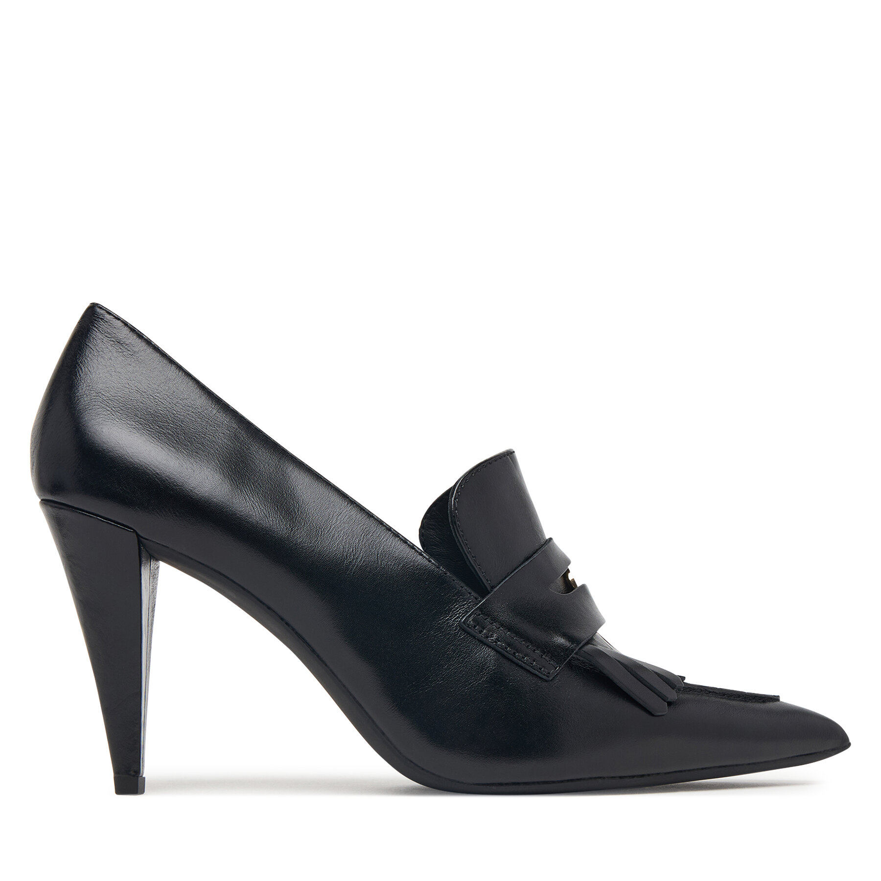 Podpätky Tommy Hilfiger Th Penny Bar Pointy Pump FW0FW09529 Čierna