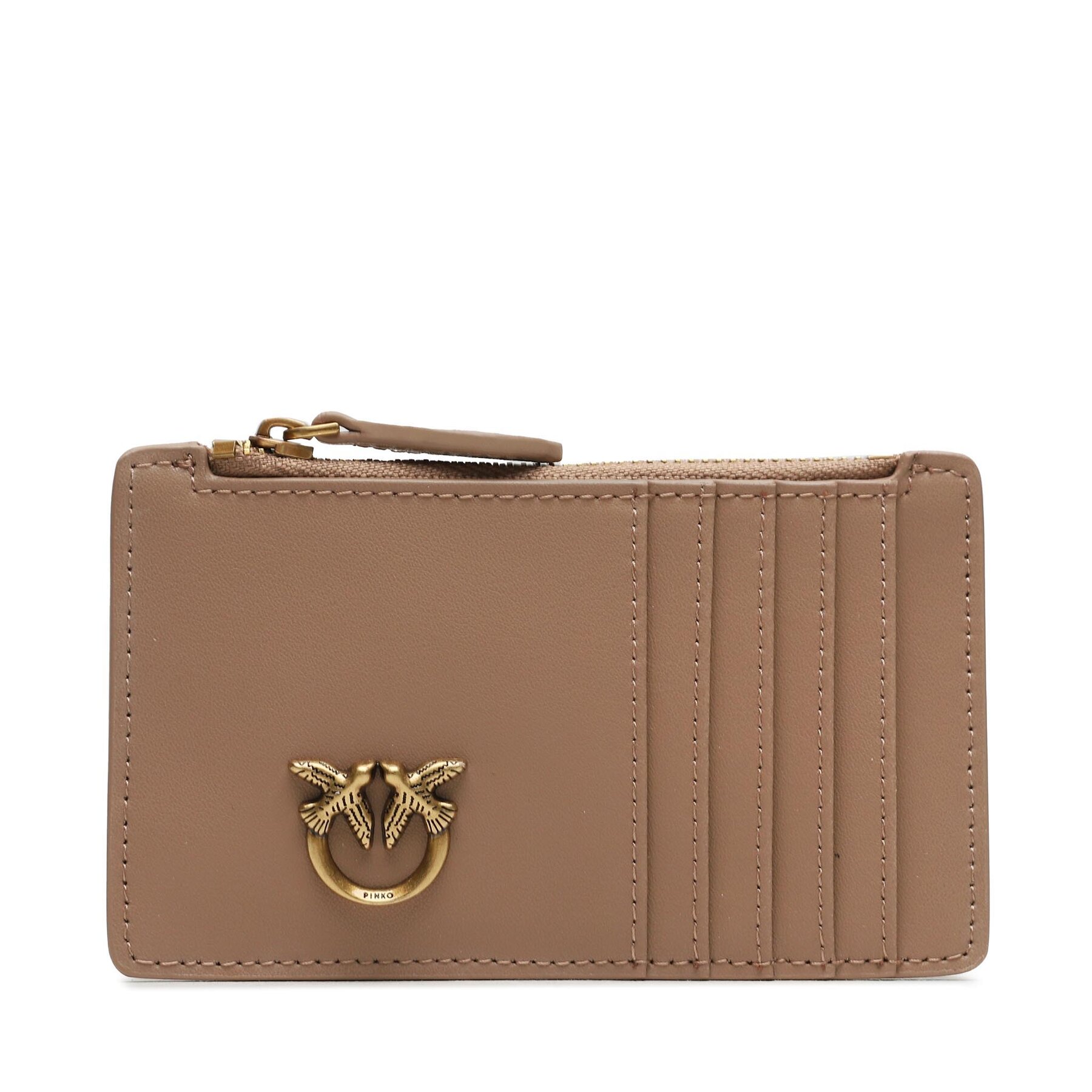 Bankkártya tartó PINKO Airone Cardholder AI 23-24 100251 A0F1 Barna