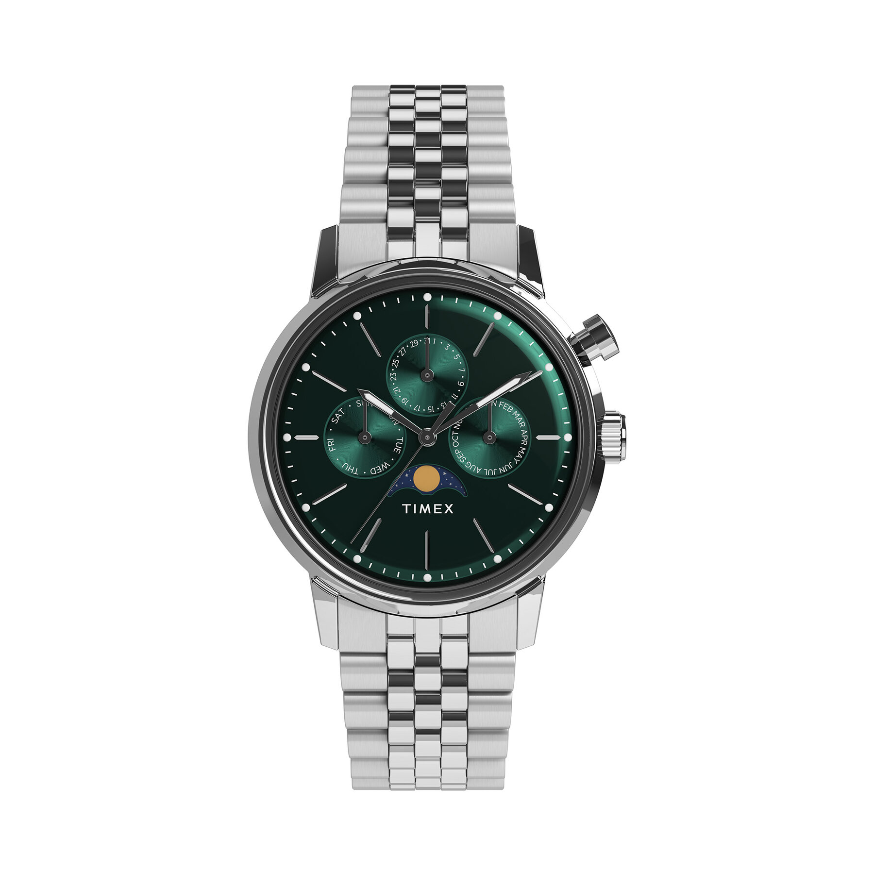 Ceas Timex Marlin® Moon Phase TW2Y09900 Argintiu