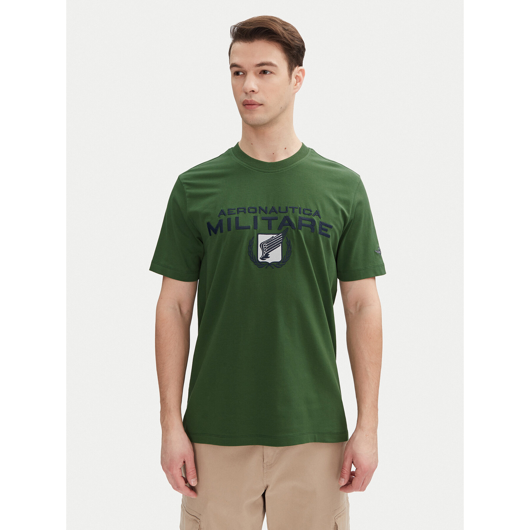 Aeronautica Militare T-shirt 251TS2379J674 Verde Regular Fit