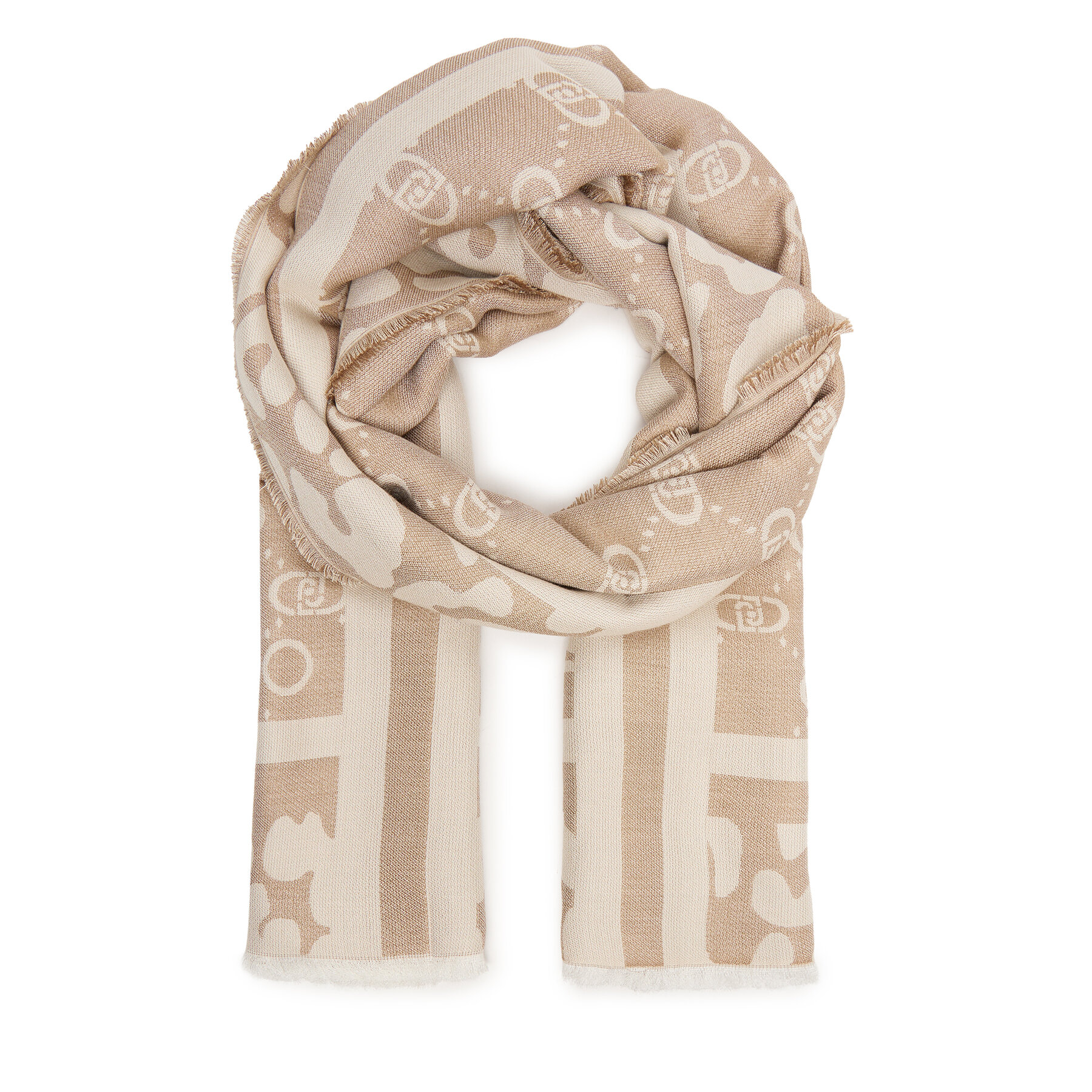Sál Liu Jo Stola Jacquard Mon 2F5040 T0300 Bézs