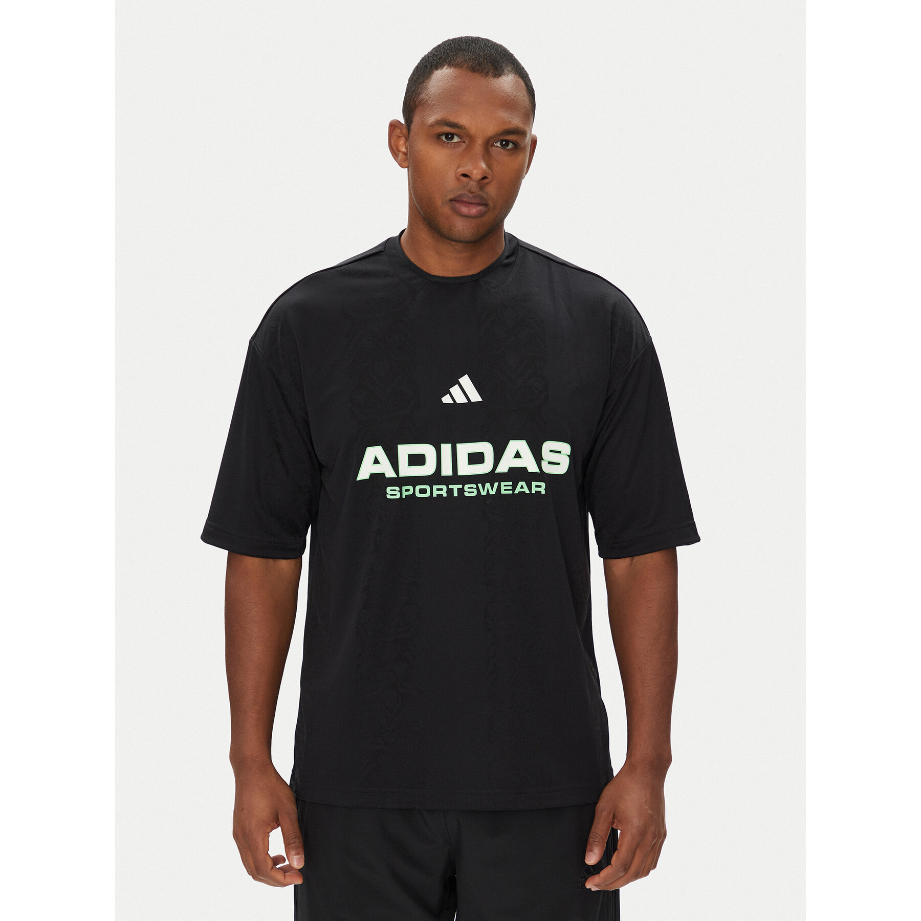 adidas T-Shirt Common Goal JM1752 Μαύρο Loose Fit