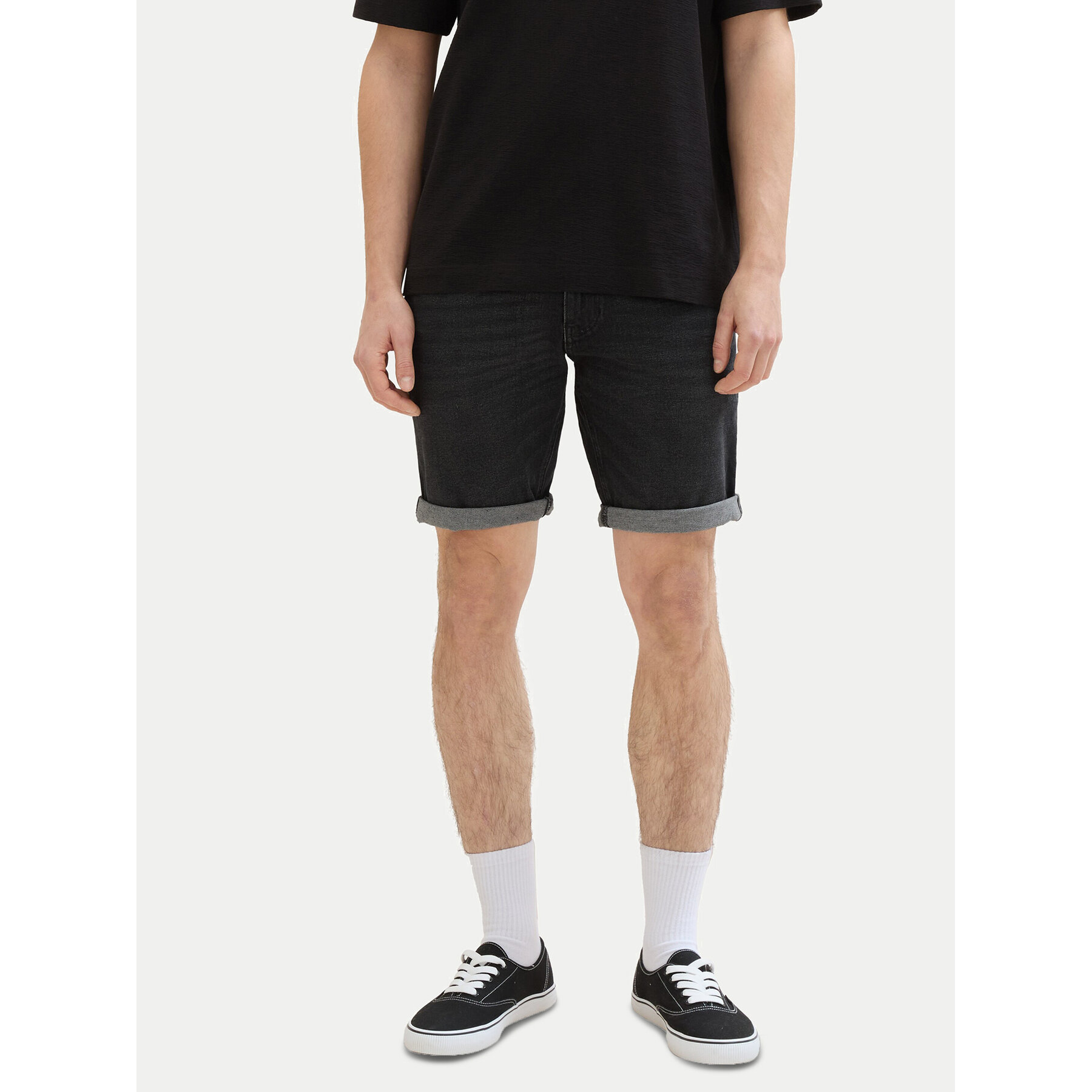 Tom Tailor Denim Jeansshorts 1040209 Grau Regular Fit