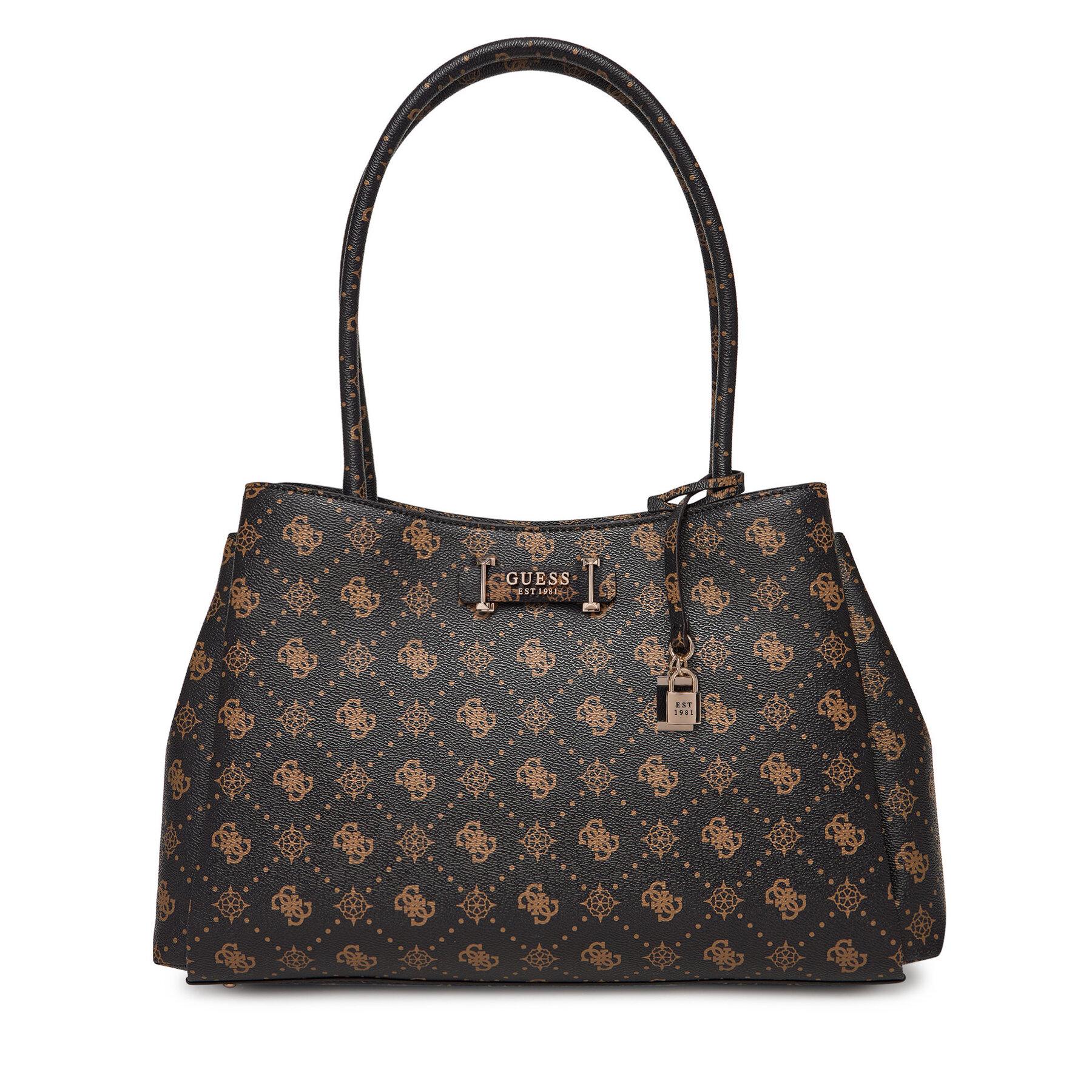 Дамска чанта Guess Carrie Logo HWGP98 98220 Кафяв