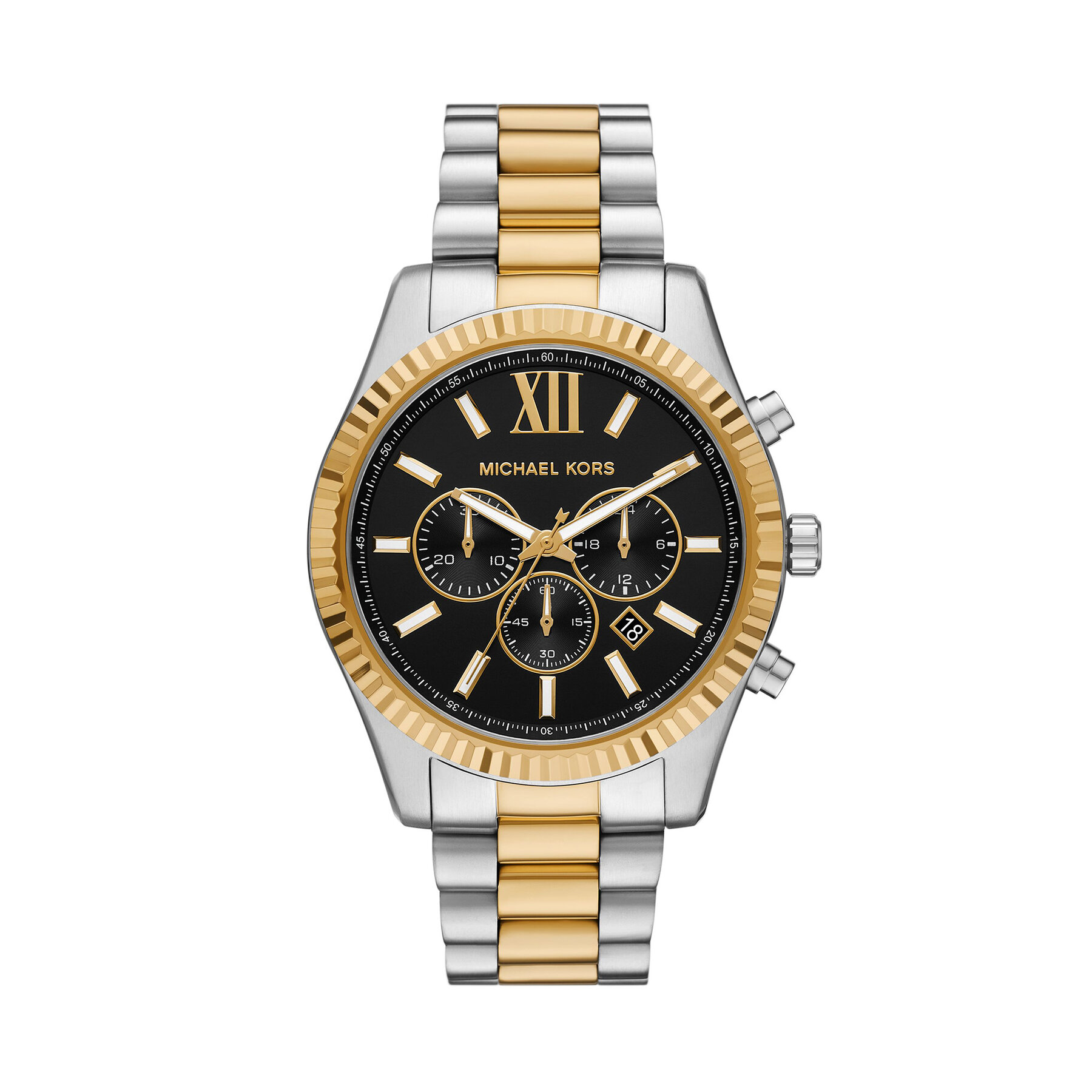 Sat Michael Kors Lexington Mens Chronograph MK9207 Srebrna
