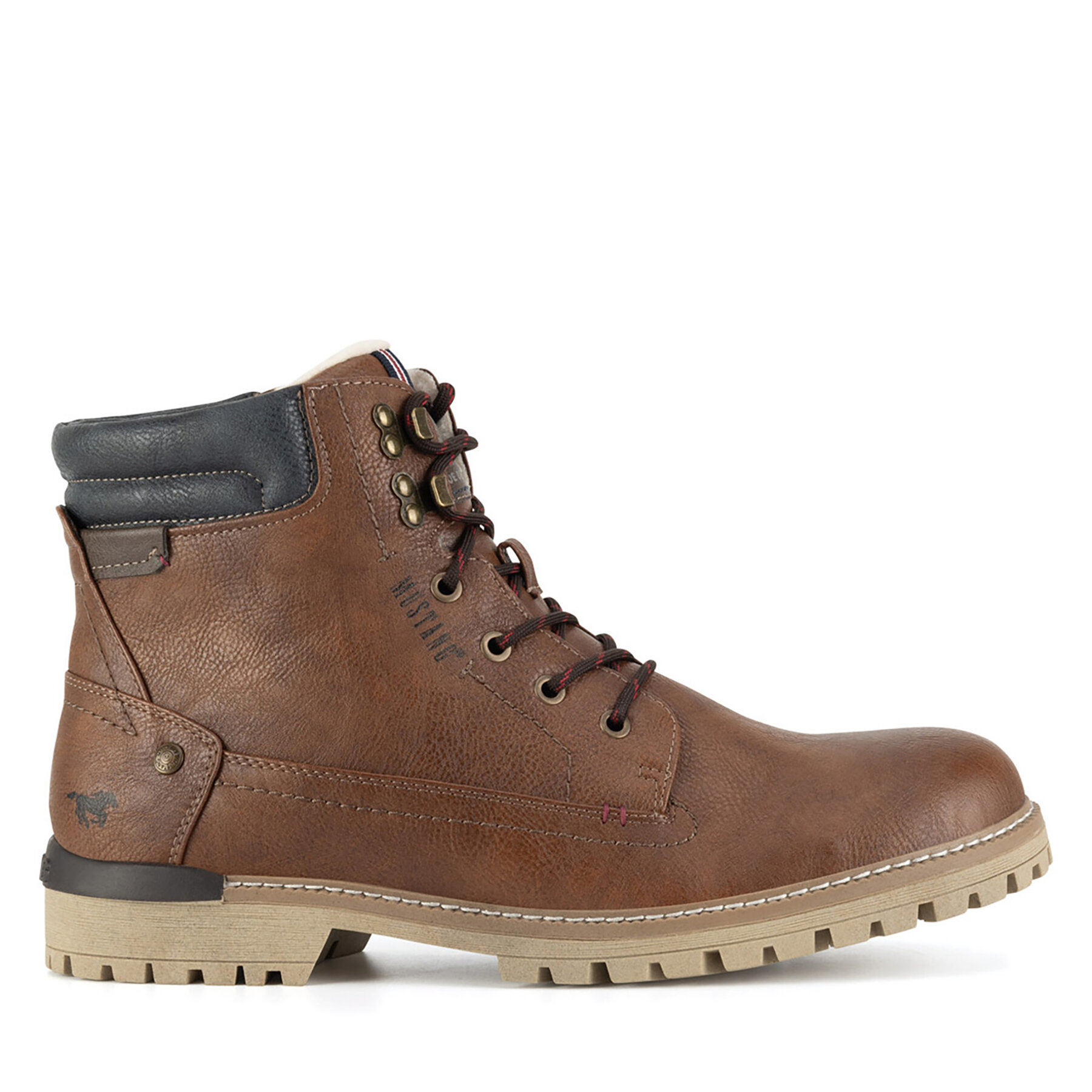 Botines planos Mustang 4142-602 Marrón
