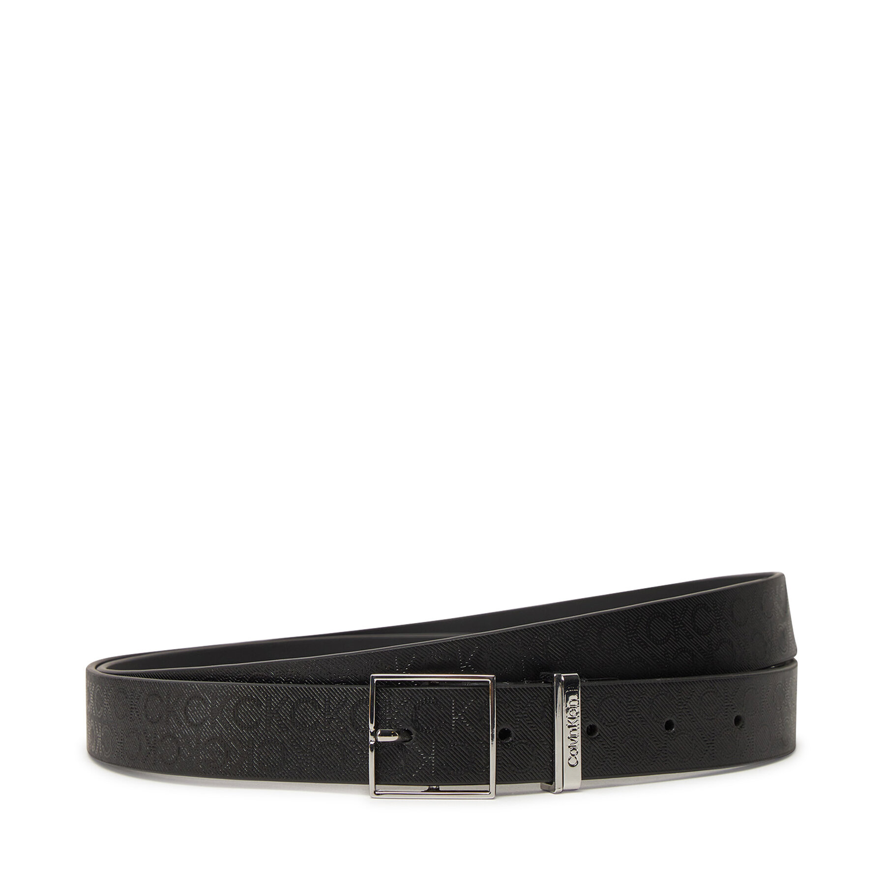 Dámsky opasok Calvin Klein Branded Loop Square Belt 2.5_Mn K60K613244 Čierna