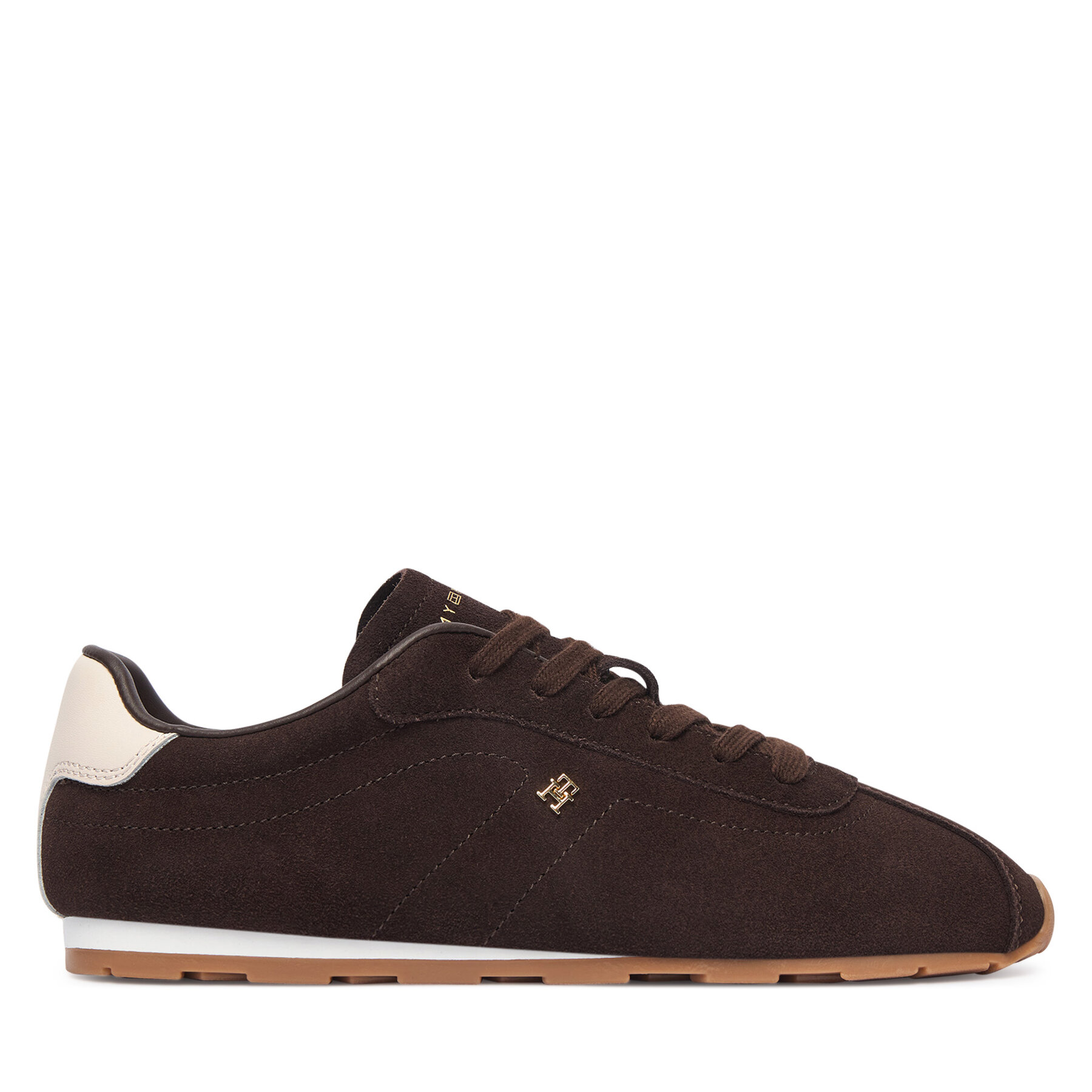 Tenisice Tommy Hilfiger Bella Low Runner FW0FW09189 Smeđa