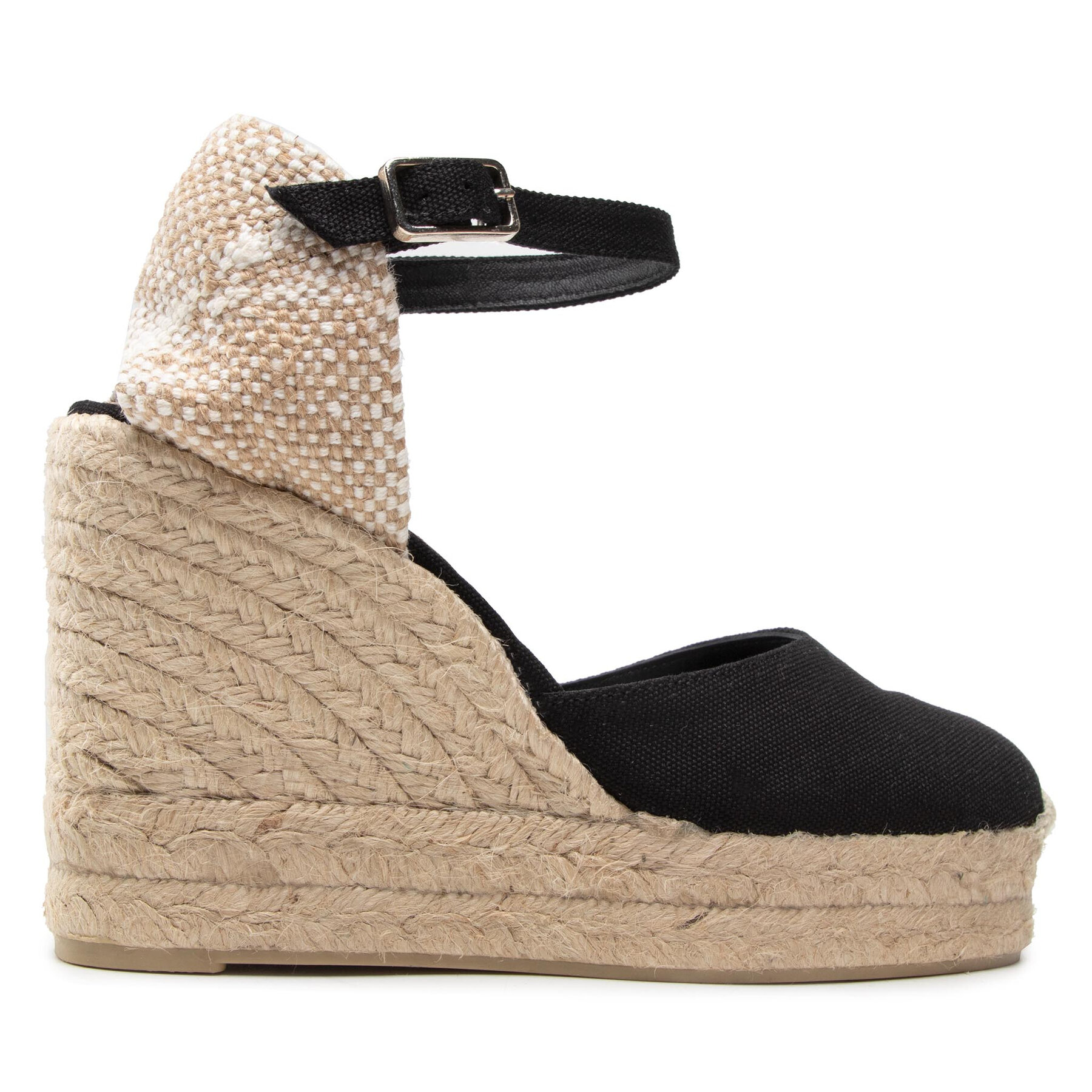 Espadrilky Castañer Carol/8ED/001 020975-100 Čierna