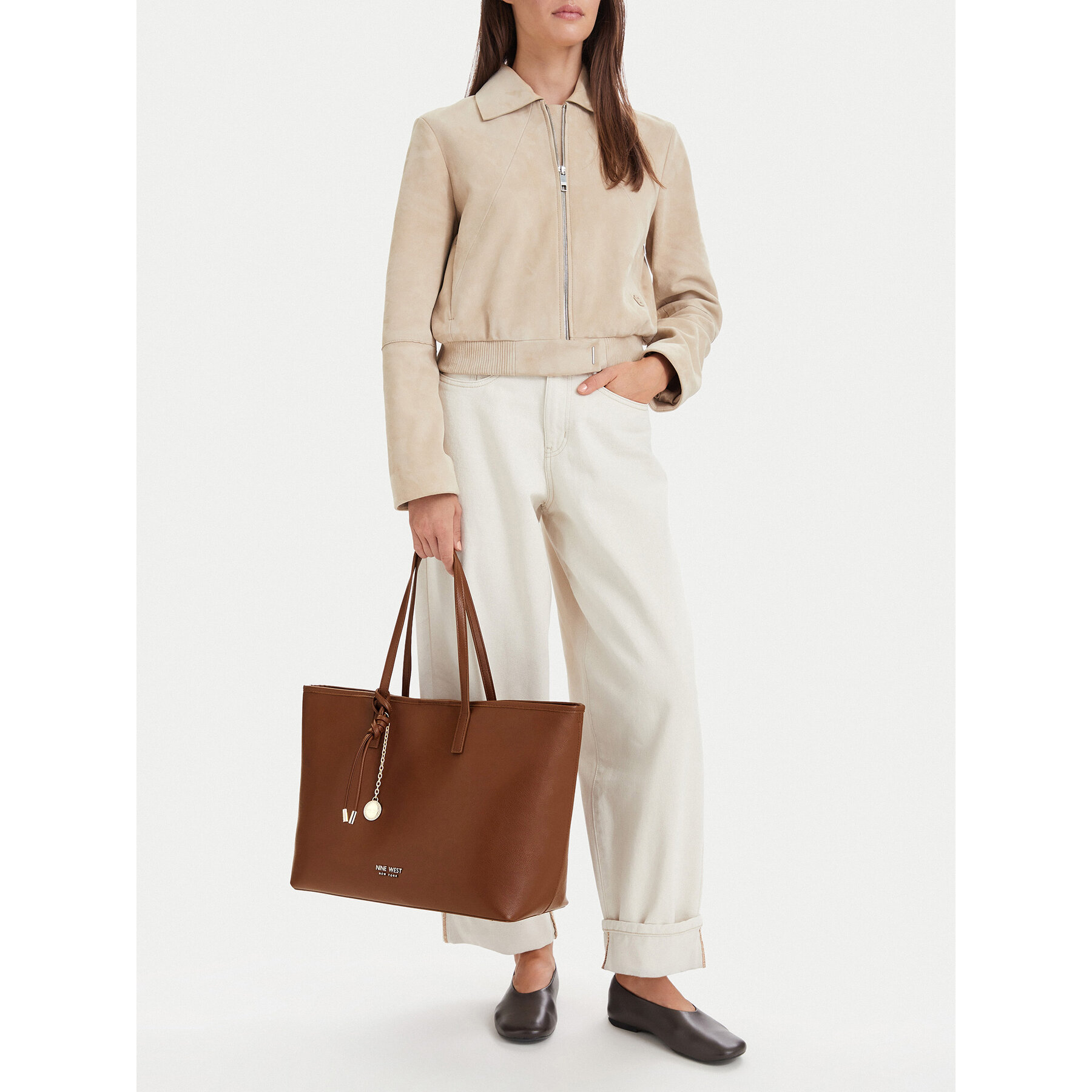Geantă Nine West CEO-SILK AVENUE-LDA8889 Maro