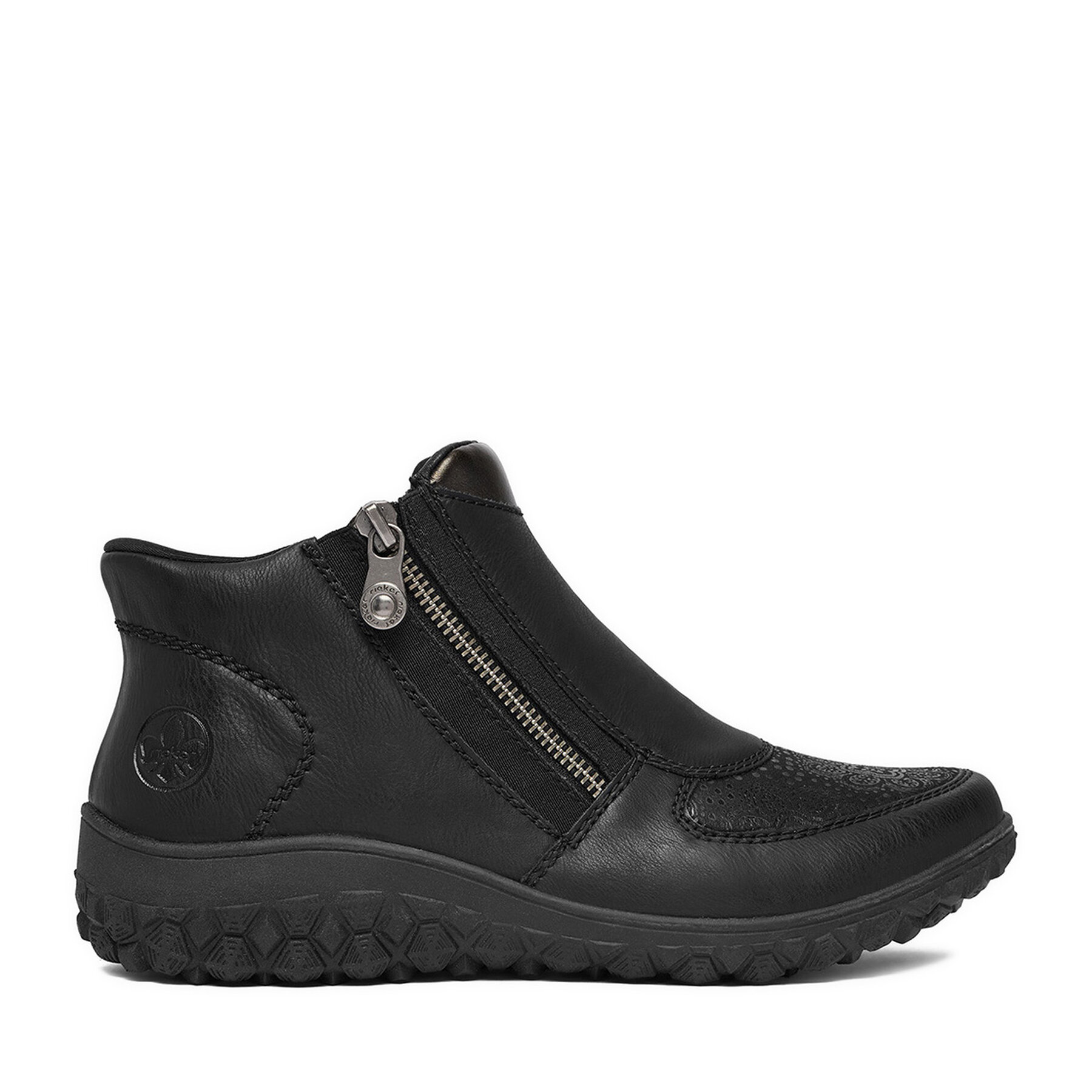 Členková obuv Rieker CEO-59558-00 Čierna