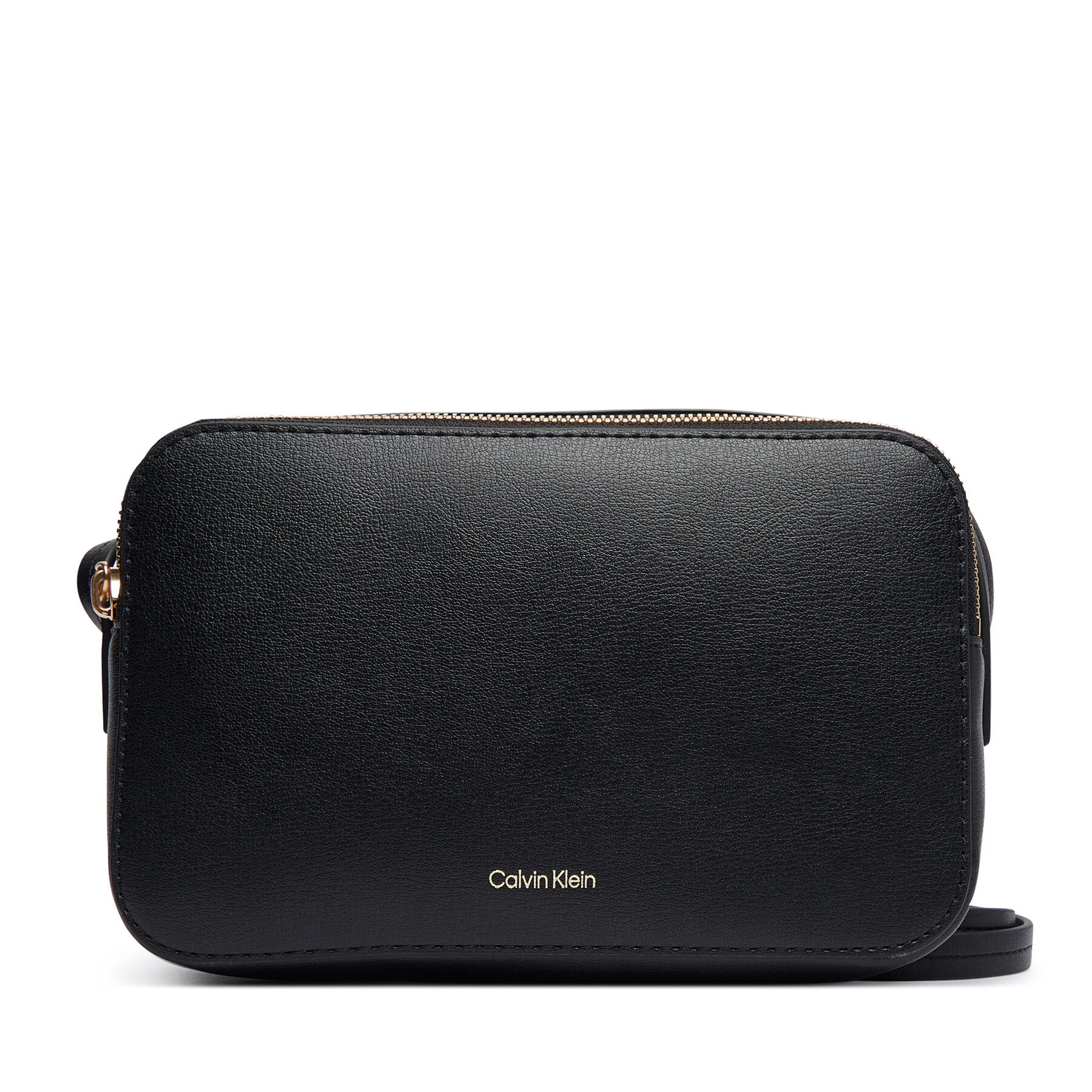 Kabelka Calvin Klein Foil Logo Elongated Camera Bag LV04F3276G Čierna