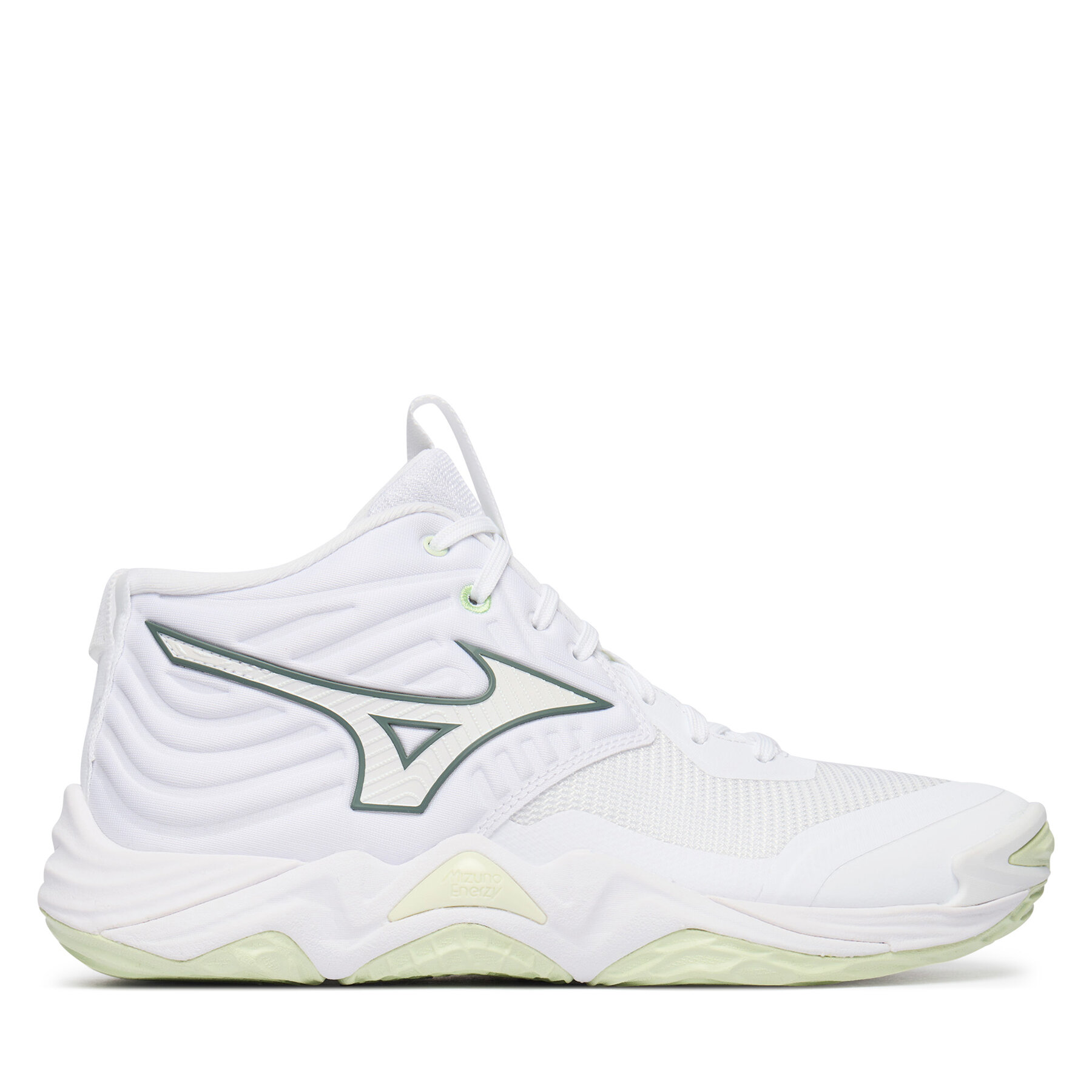 Čevlji za športe v zaprtih prostorih Mizuno Wave Momentum Elite Mid V1GC2517 Bela