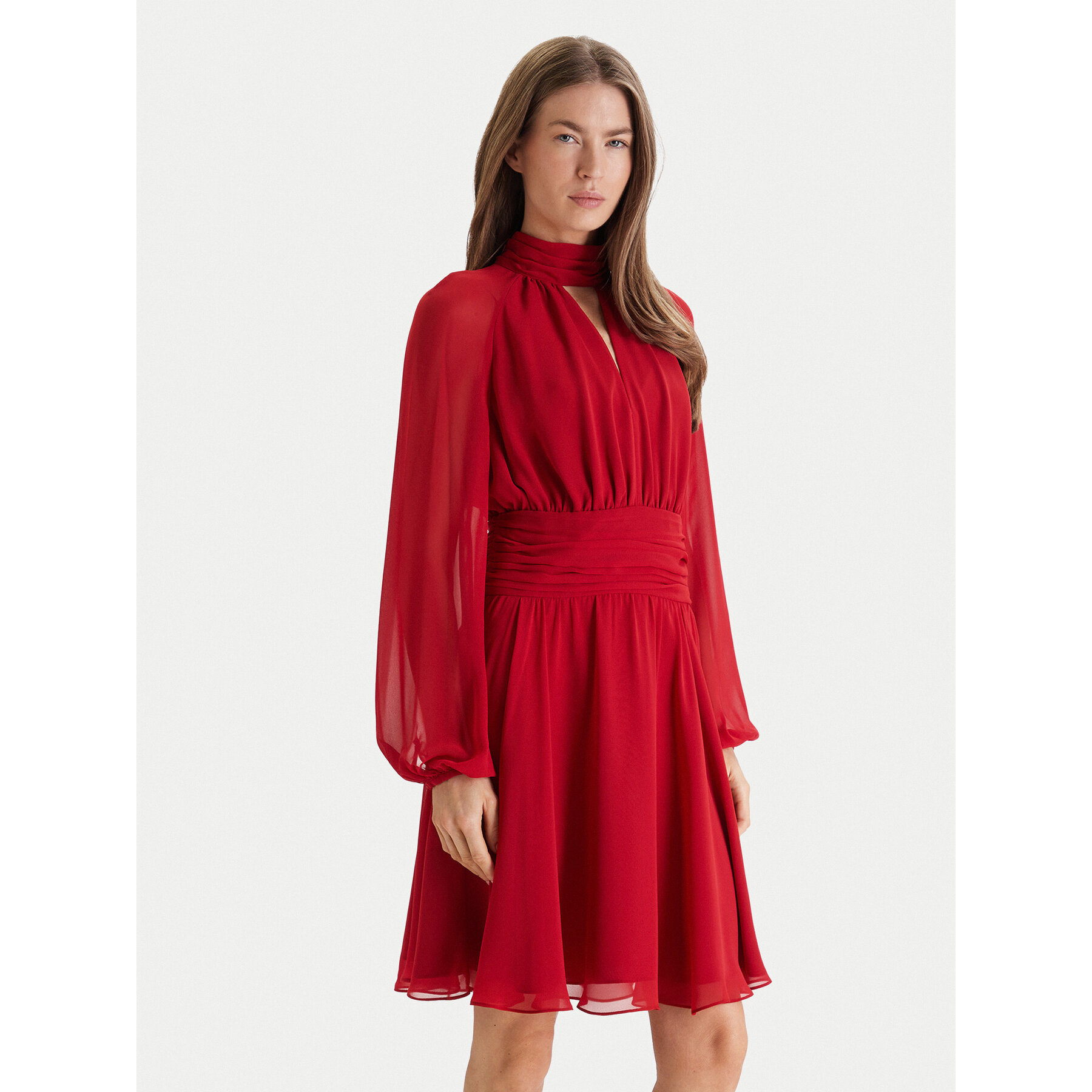 Marciano Guess Coctailkleid 6RGK20 7429A Rot Regular Fit