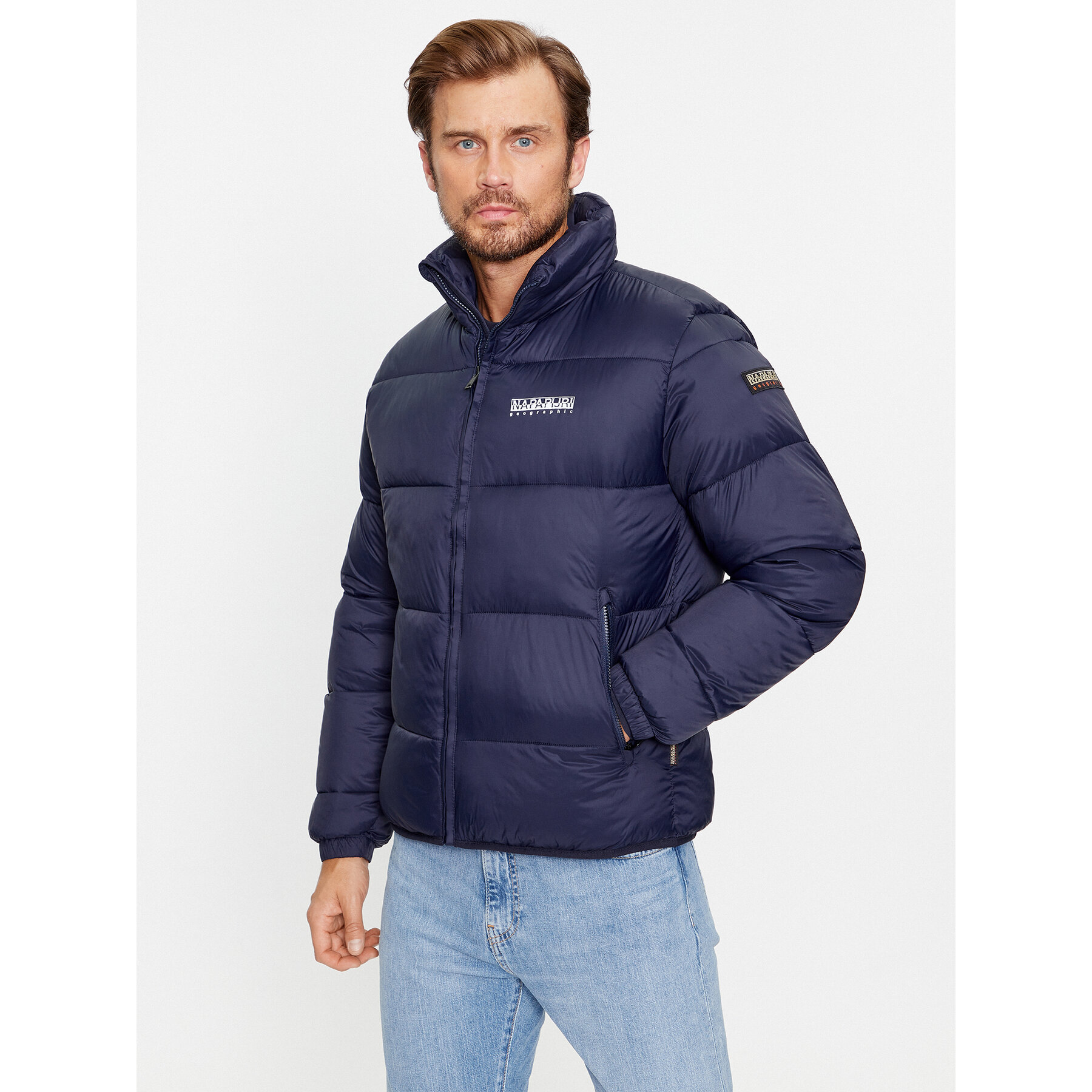 Napapijri Winterjacke NP0A4GJF Dunkelblau Regular Fit