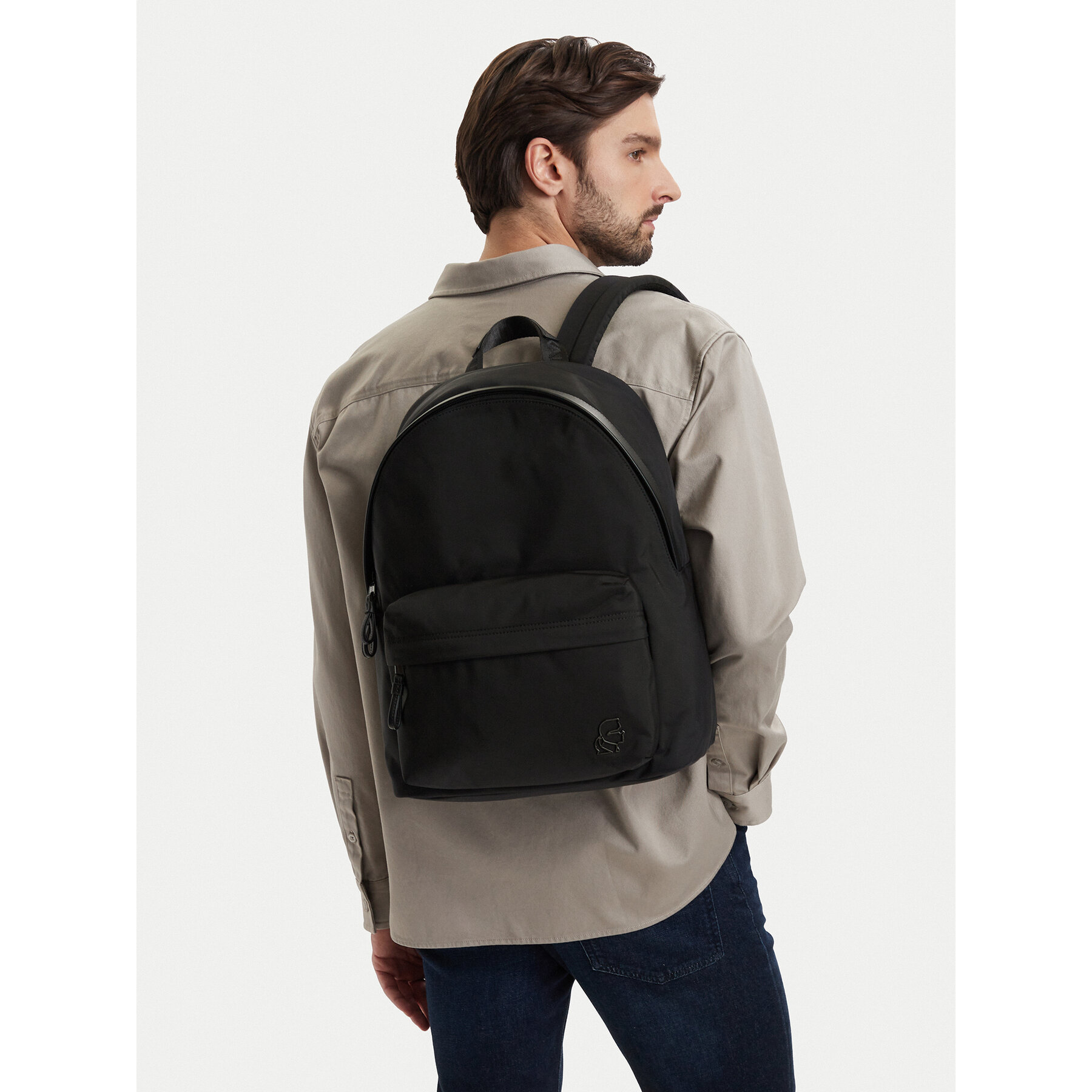 Ruksak KARL LAGERFELD A4M30190 Crna