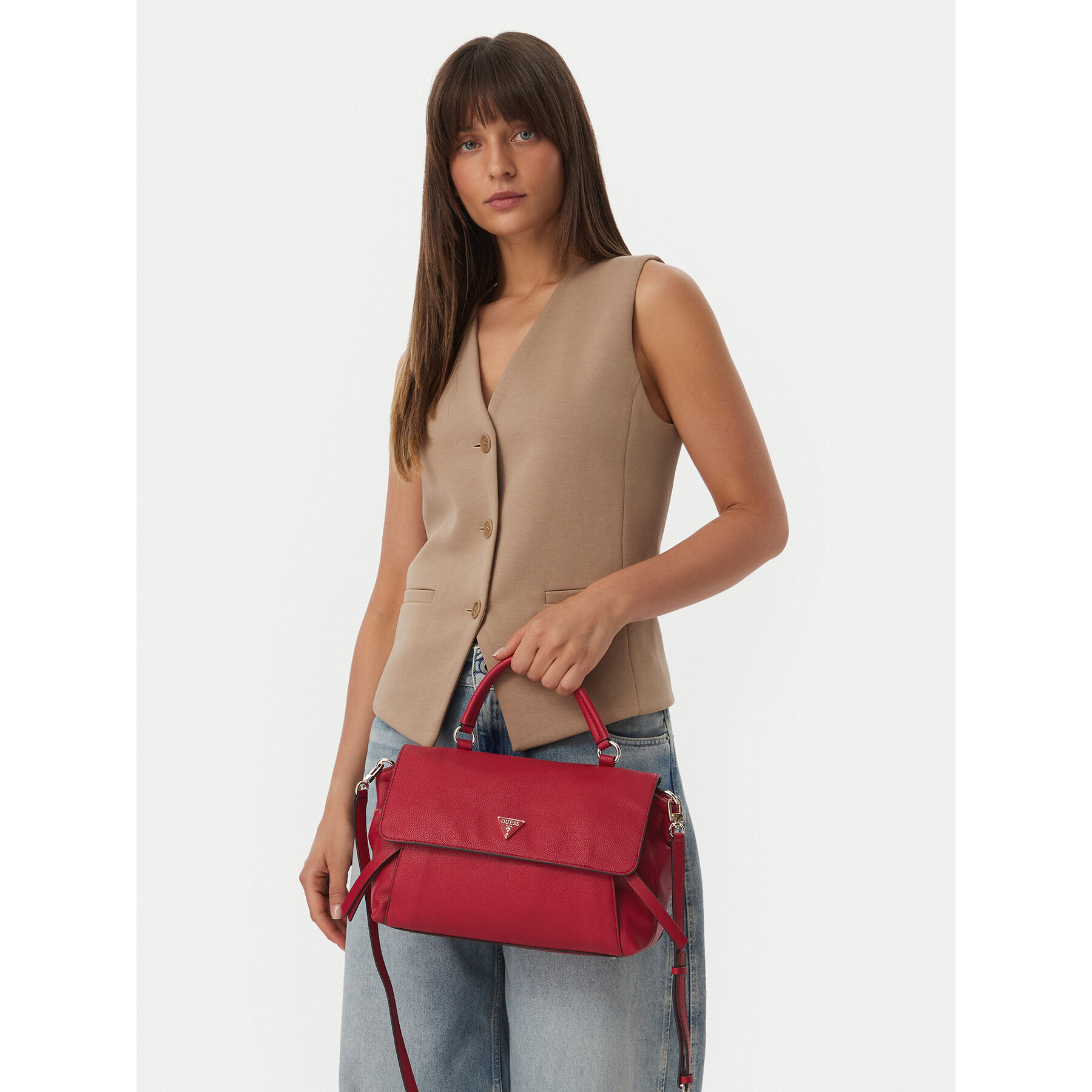 Τσάντα Guess Devon HWBG97 45200 Κόκκινο