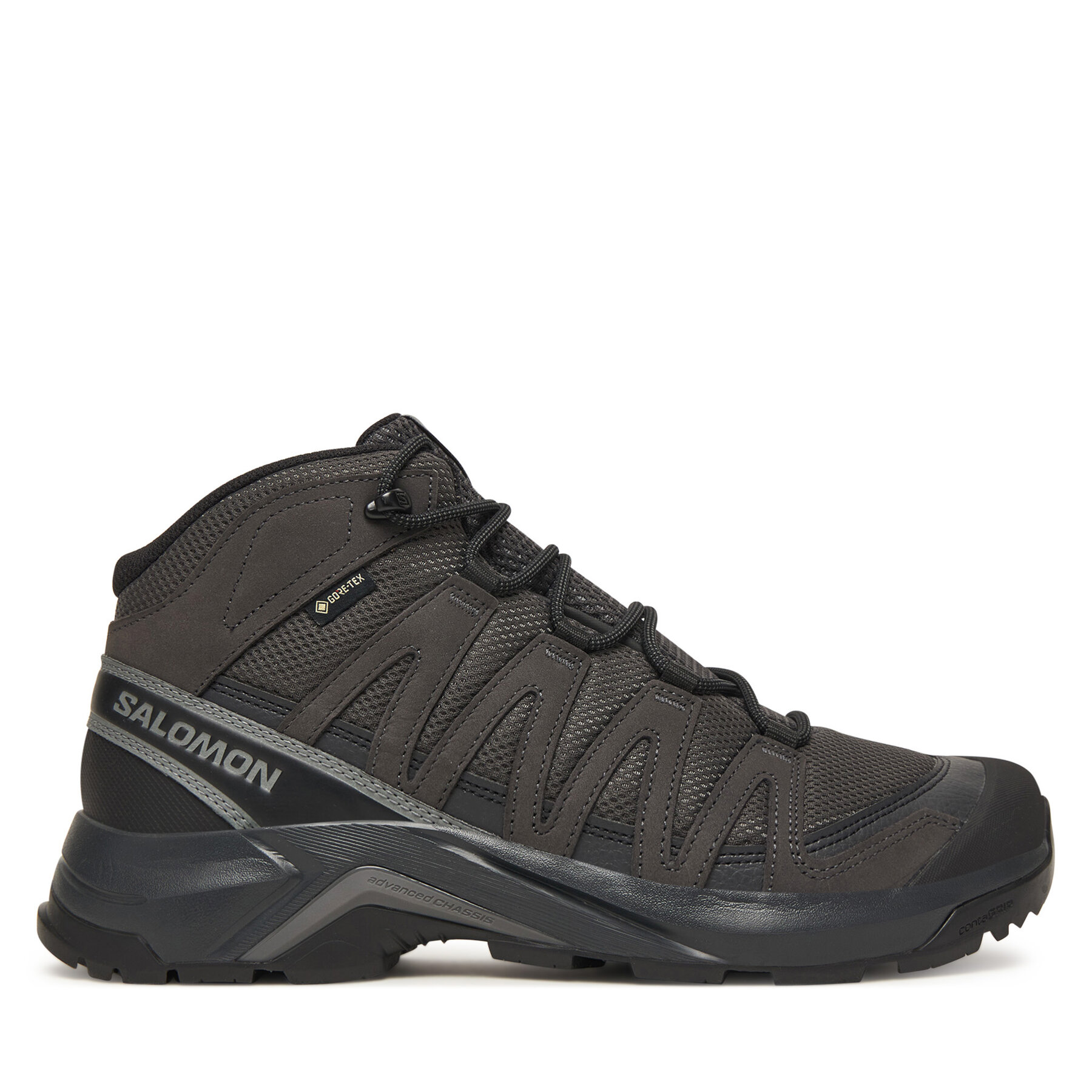 Trekking čevlji Salomon X-Adventure Recon Mid Gore-Tex L47809100 Siva