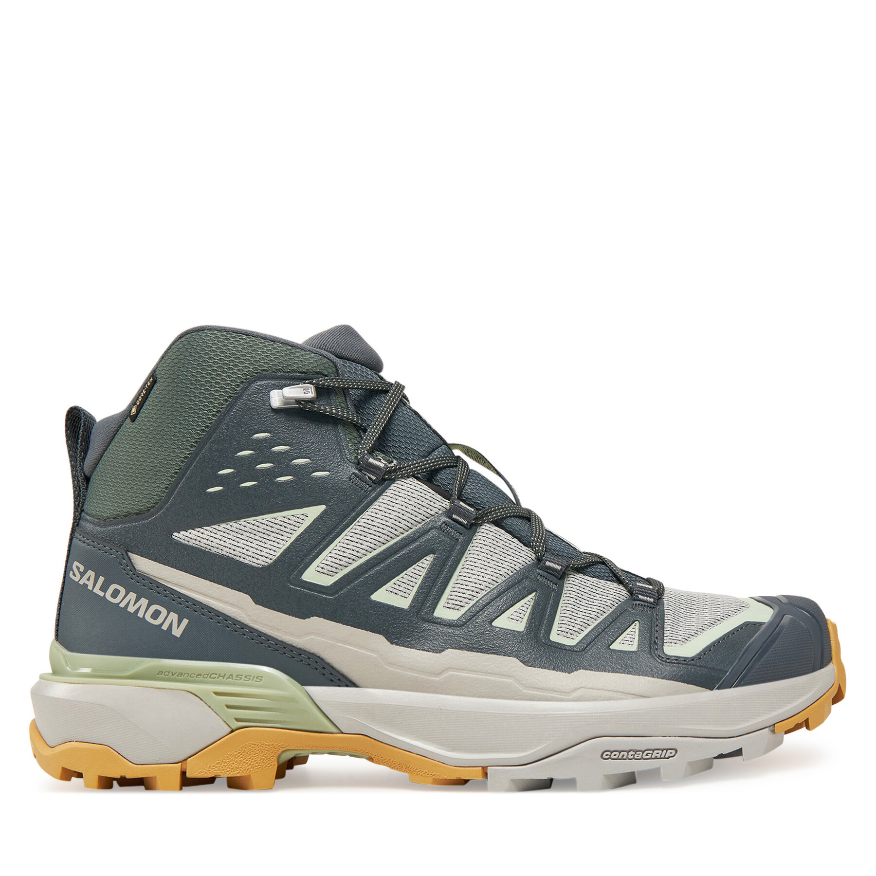 Salomon Παπούτσια πεζοπορίας Salomon X Ultra 360 Edge Mid Gore-Tex L47816000 Γκρι