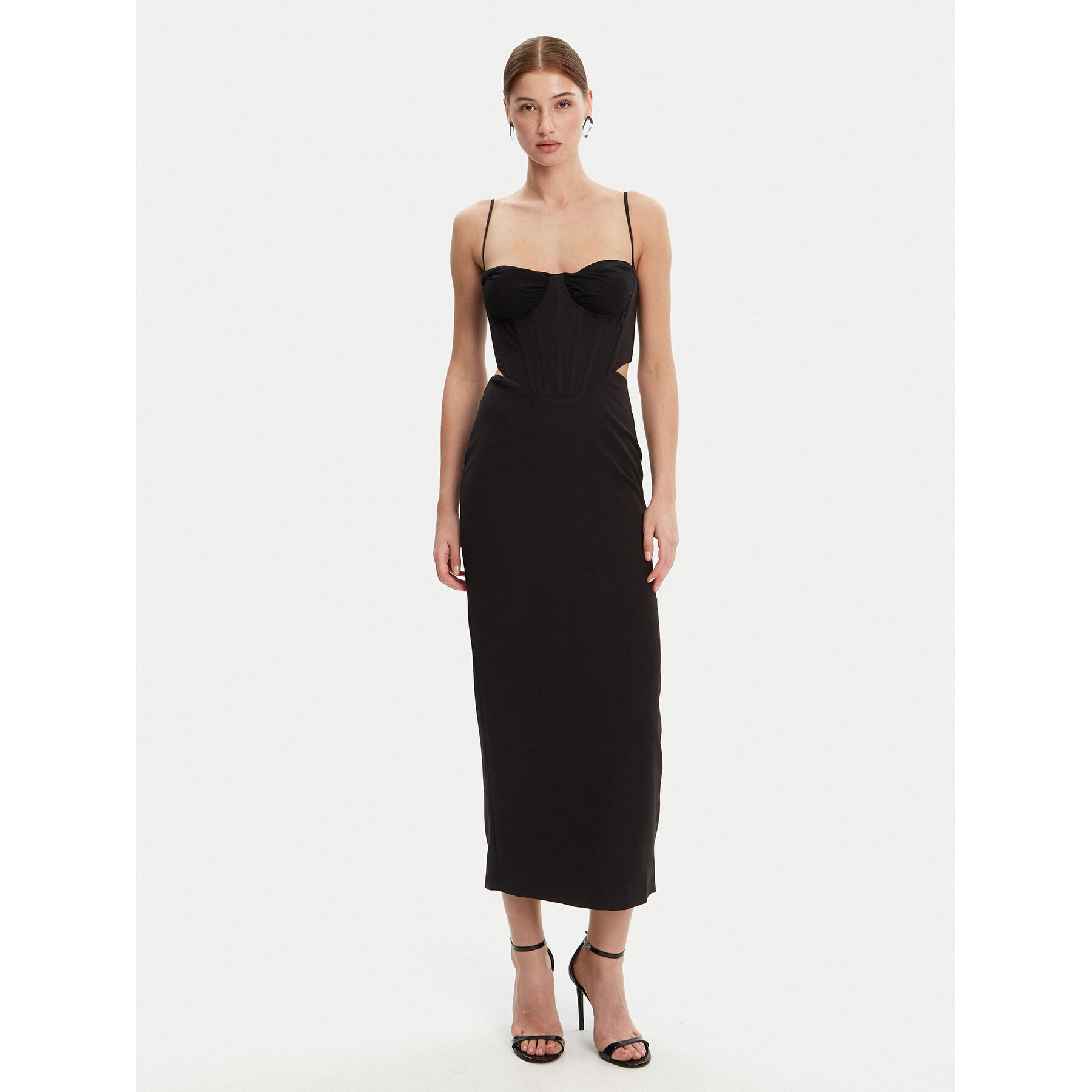 Bardot Abendkleid 58535DB Schwarz Regular Fit