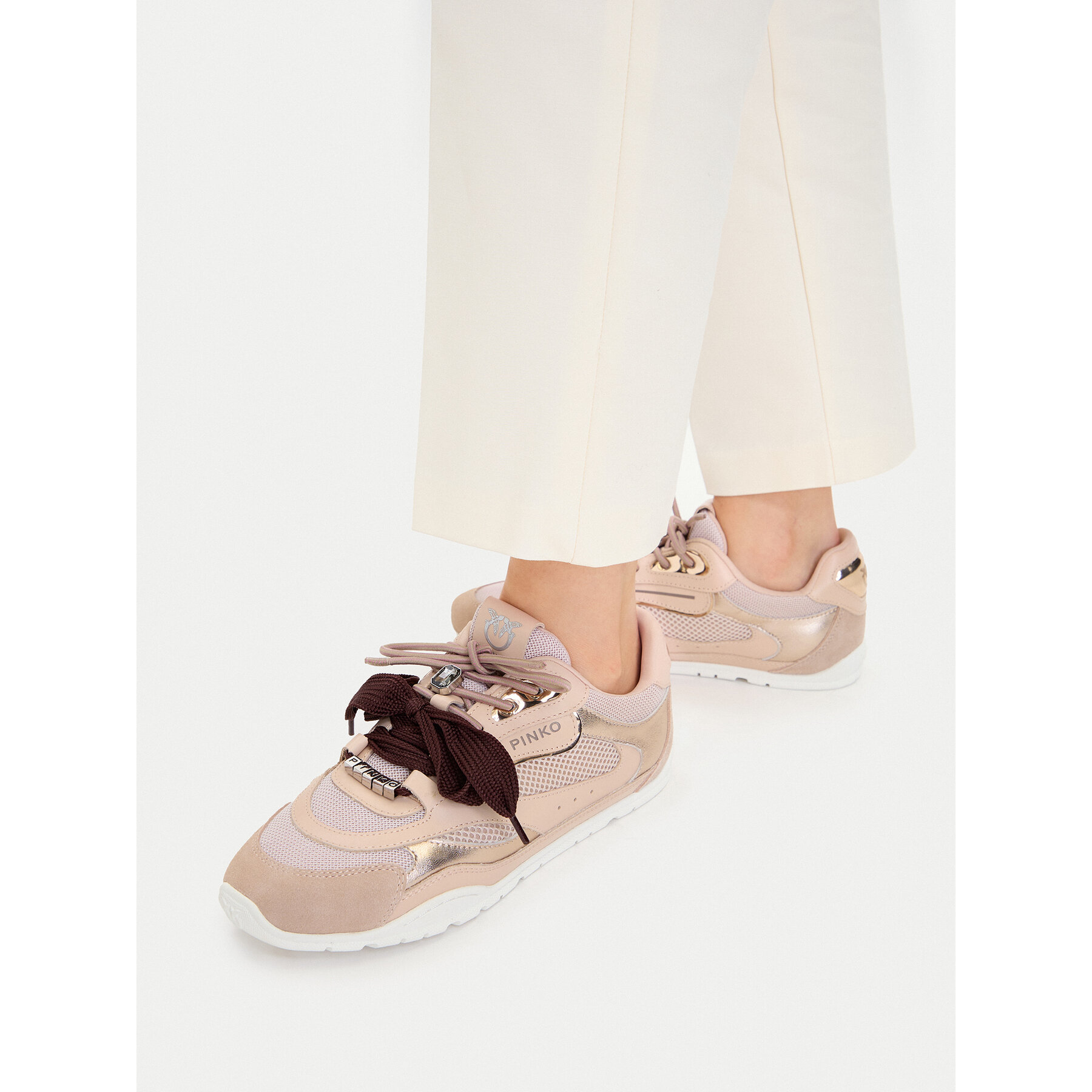 Sneakersy PINKO Yulia 01 SS0185 P020 Ružová