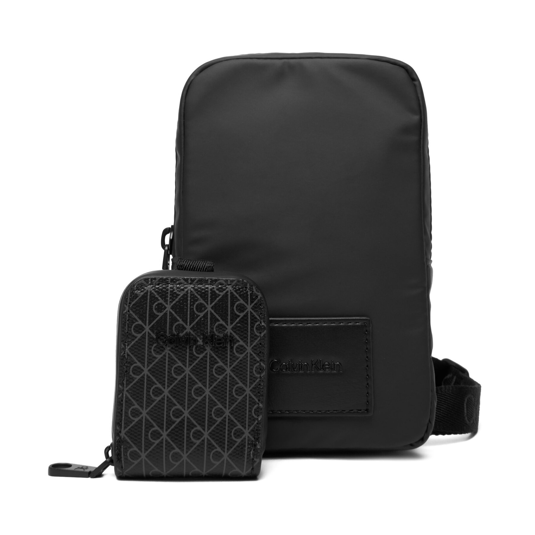 Мъжка чантичка Calvin Klein Puffer Utility Phone Crossbody LV04D1115G Черен