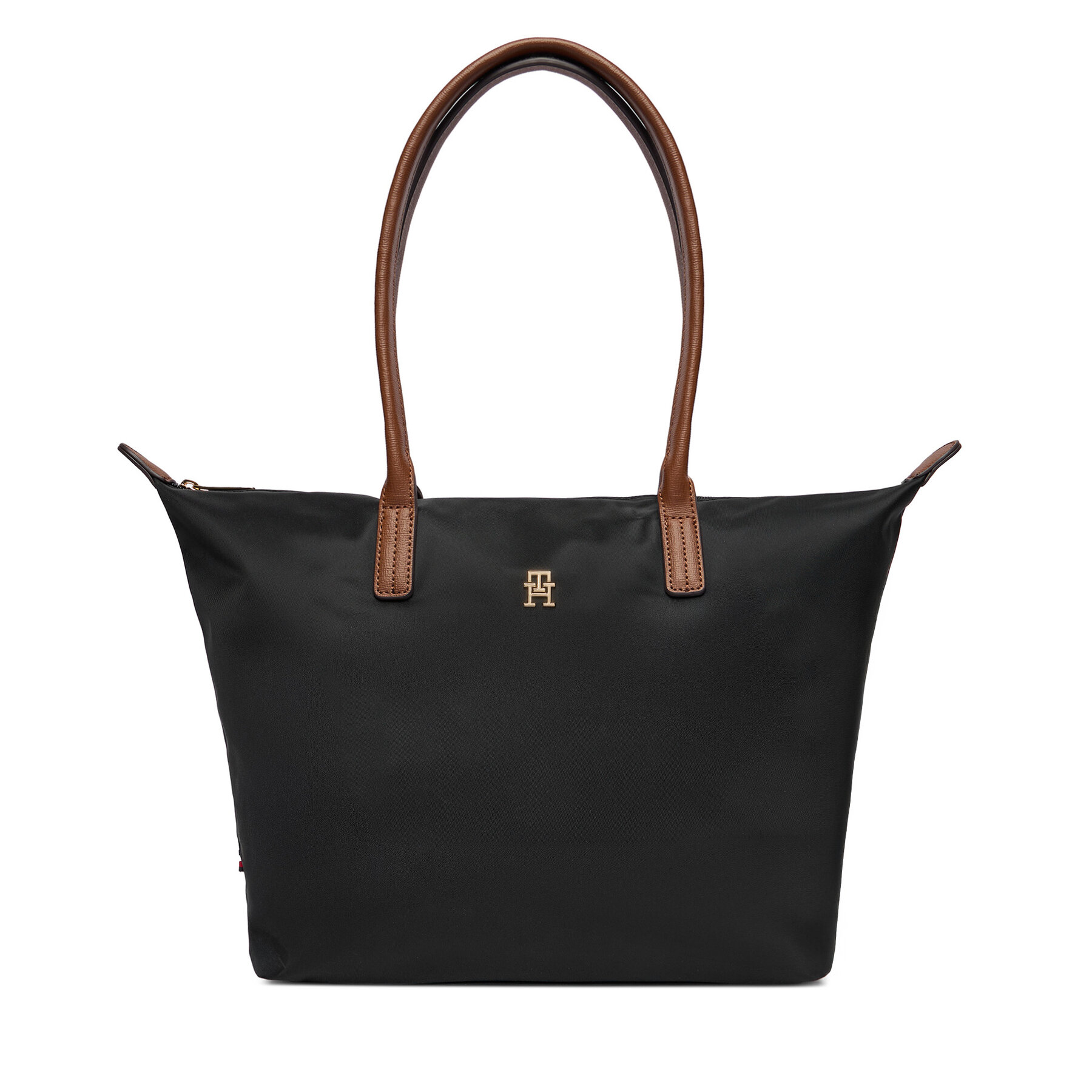Дамска чанта Tommy Hilfiger Popette Tote AW0AW17711 Черен