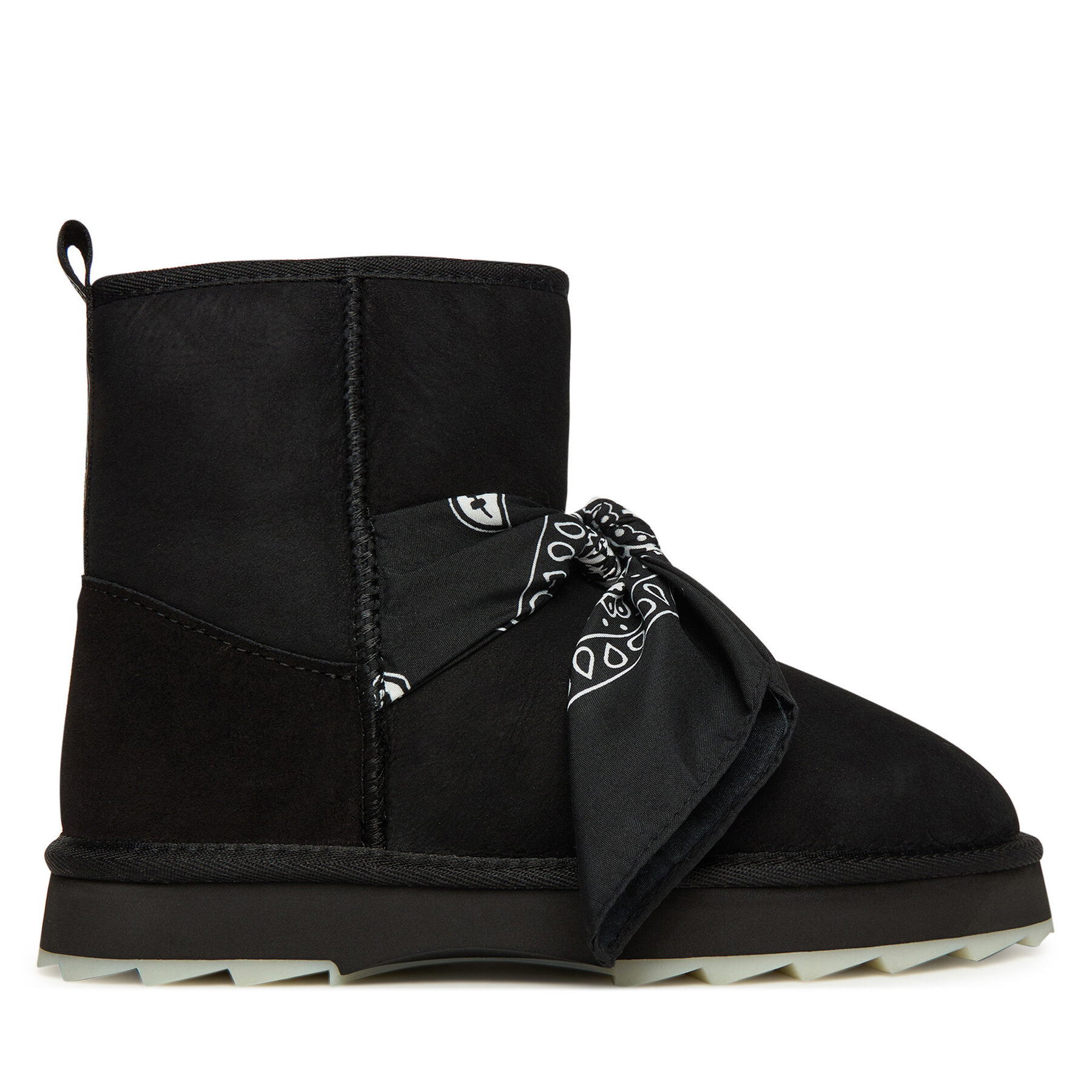 Damskie EMU Australia Śniegowce, Rozmiar 37 Czarny Sharky Mini Bandana W13199