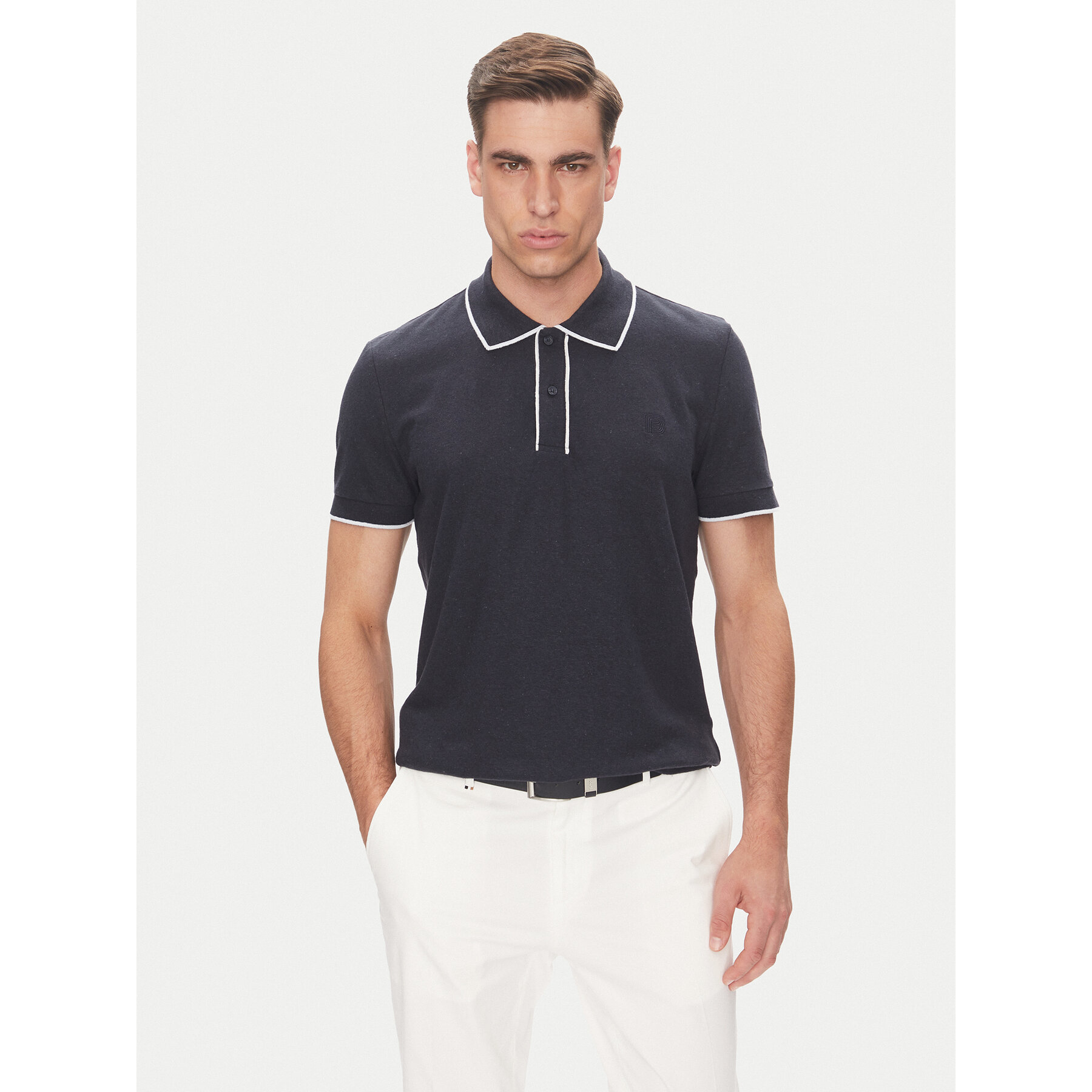 Baldessarini Polo B4 10063.5283 Σκούρο μπλε Regular Fit