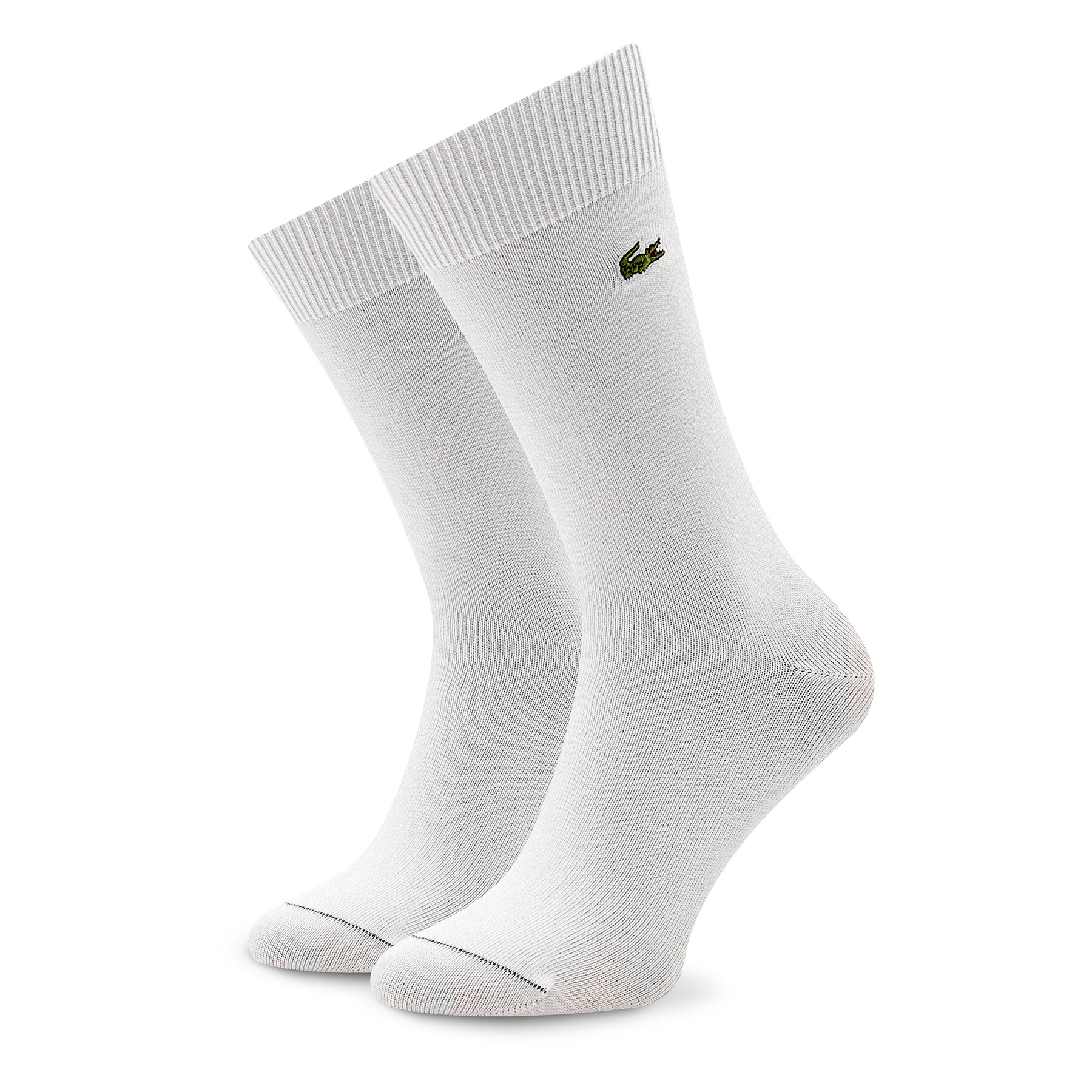 Visoke unisex čarape Lacoste RA4264 Blanc 001