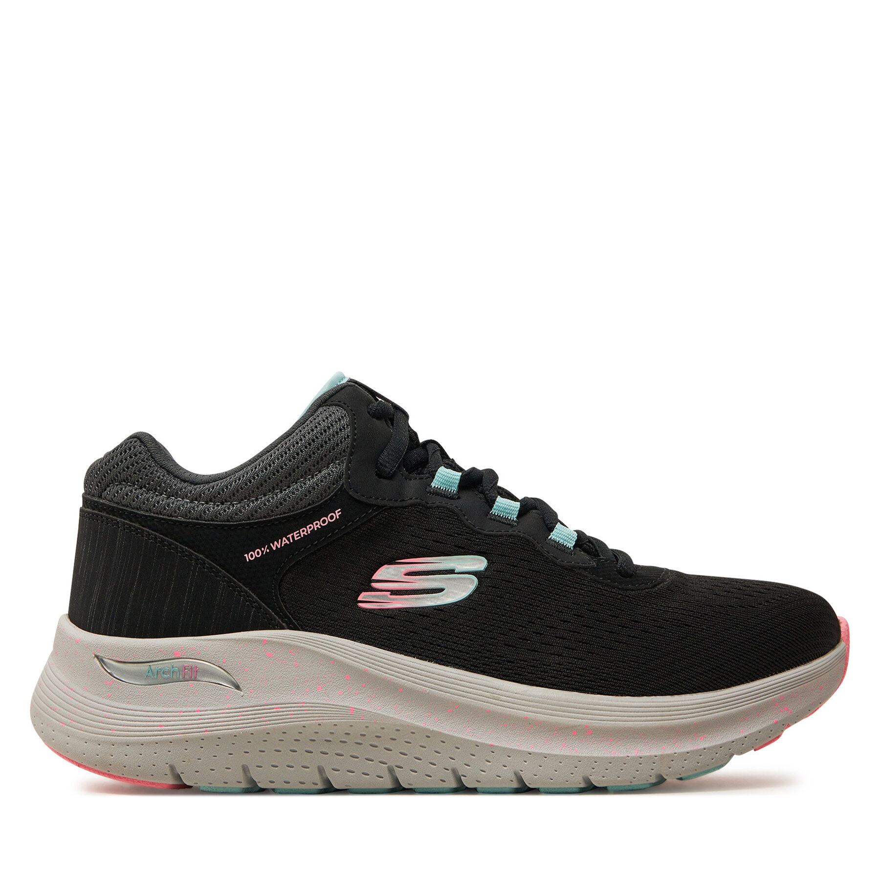 Tenisice Skechers Arch Fit 2.0 Rainy Days 150194 BKMT Siva