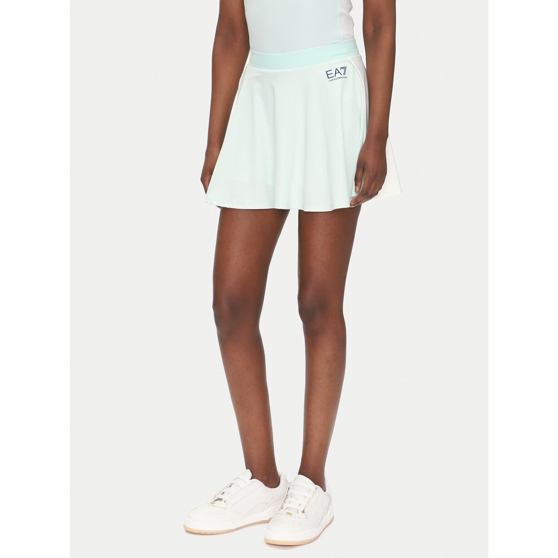 EA7 Emporio Armani Tennisrock 7W000204 AF13282 M9040 Weiß Regular Fit