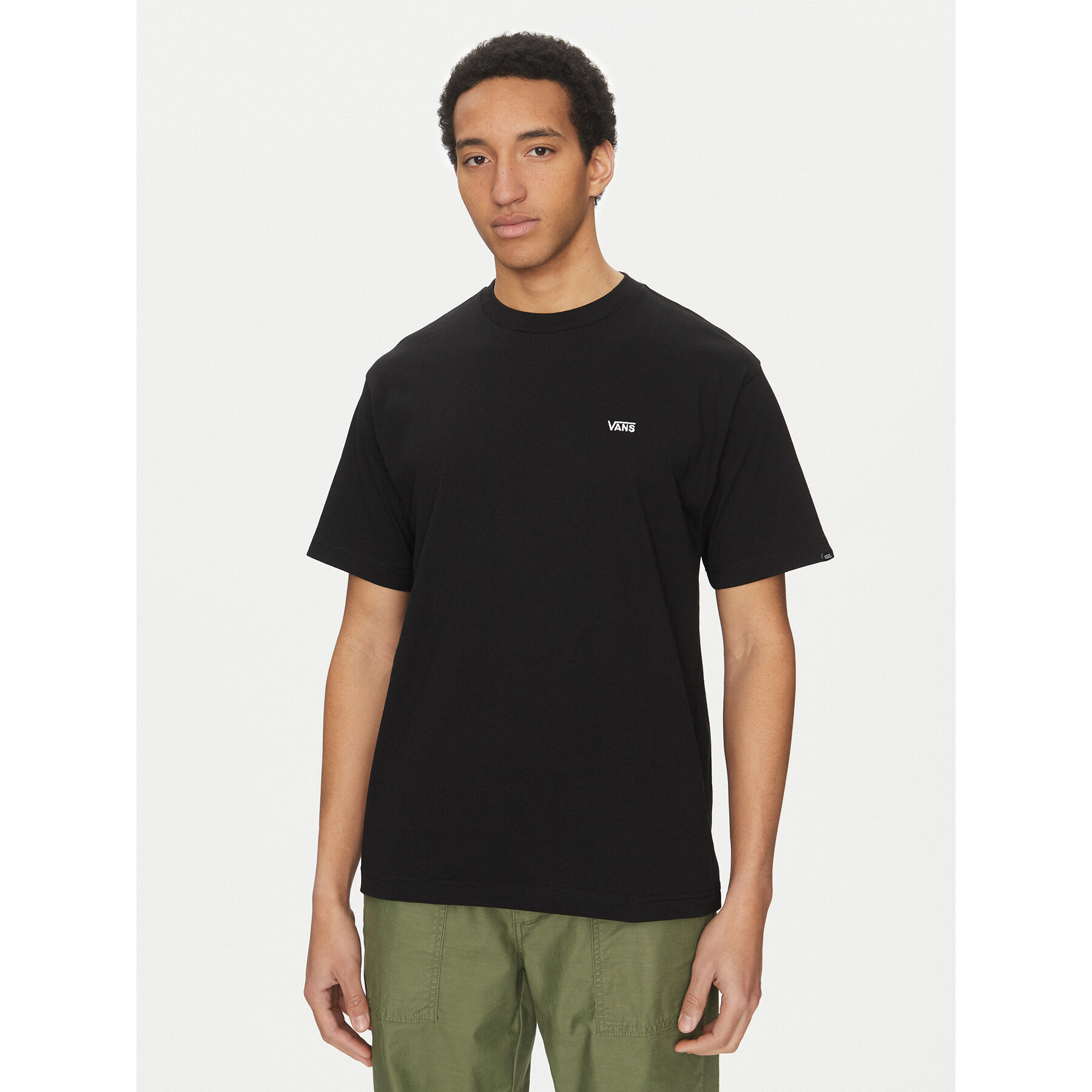 Vans T-shirt Left Chest II VN000P1P Nero Loose Fit