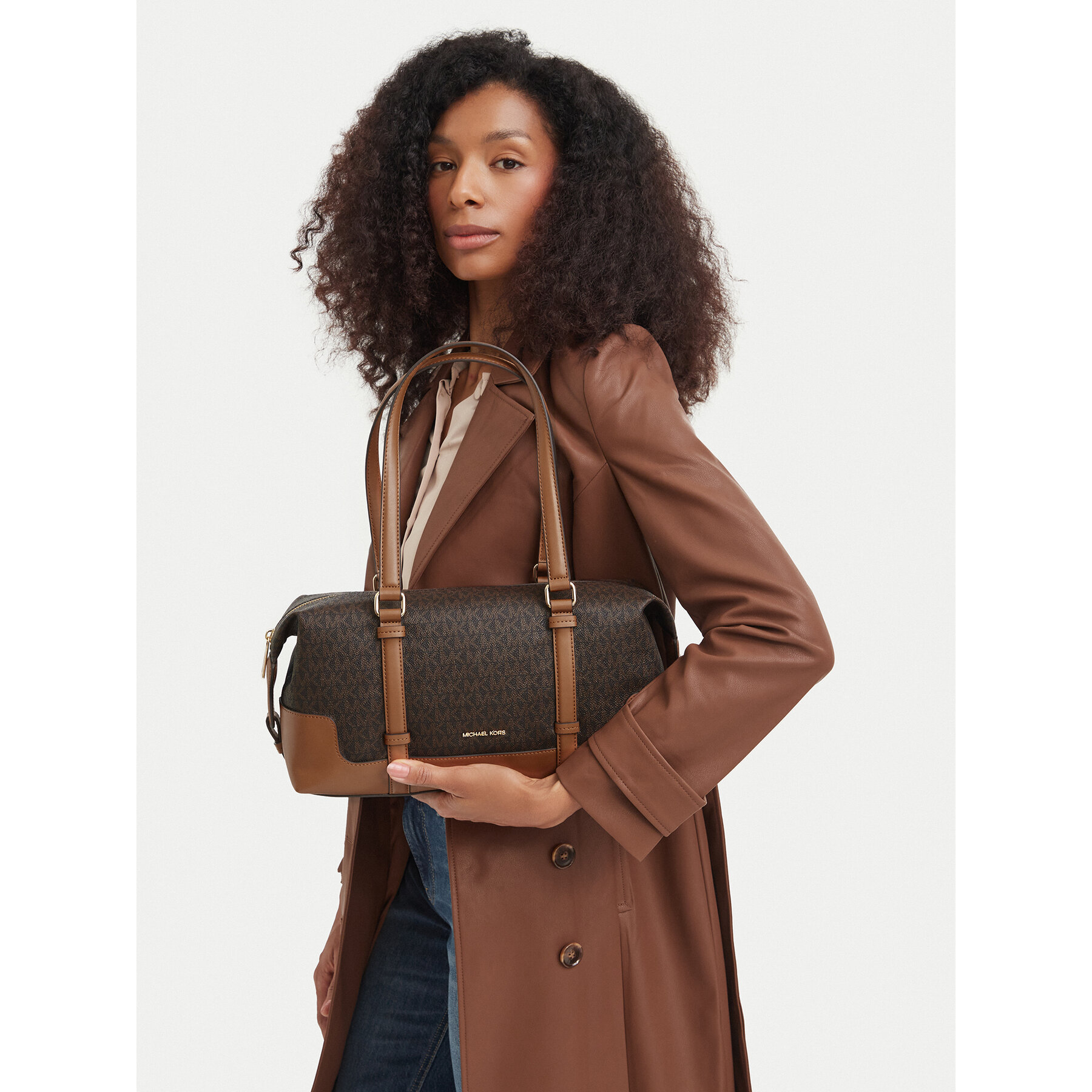 Kabelka MICHAEL Michael Kors 30F6G24L3B Hnědá