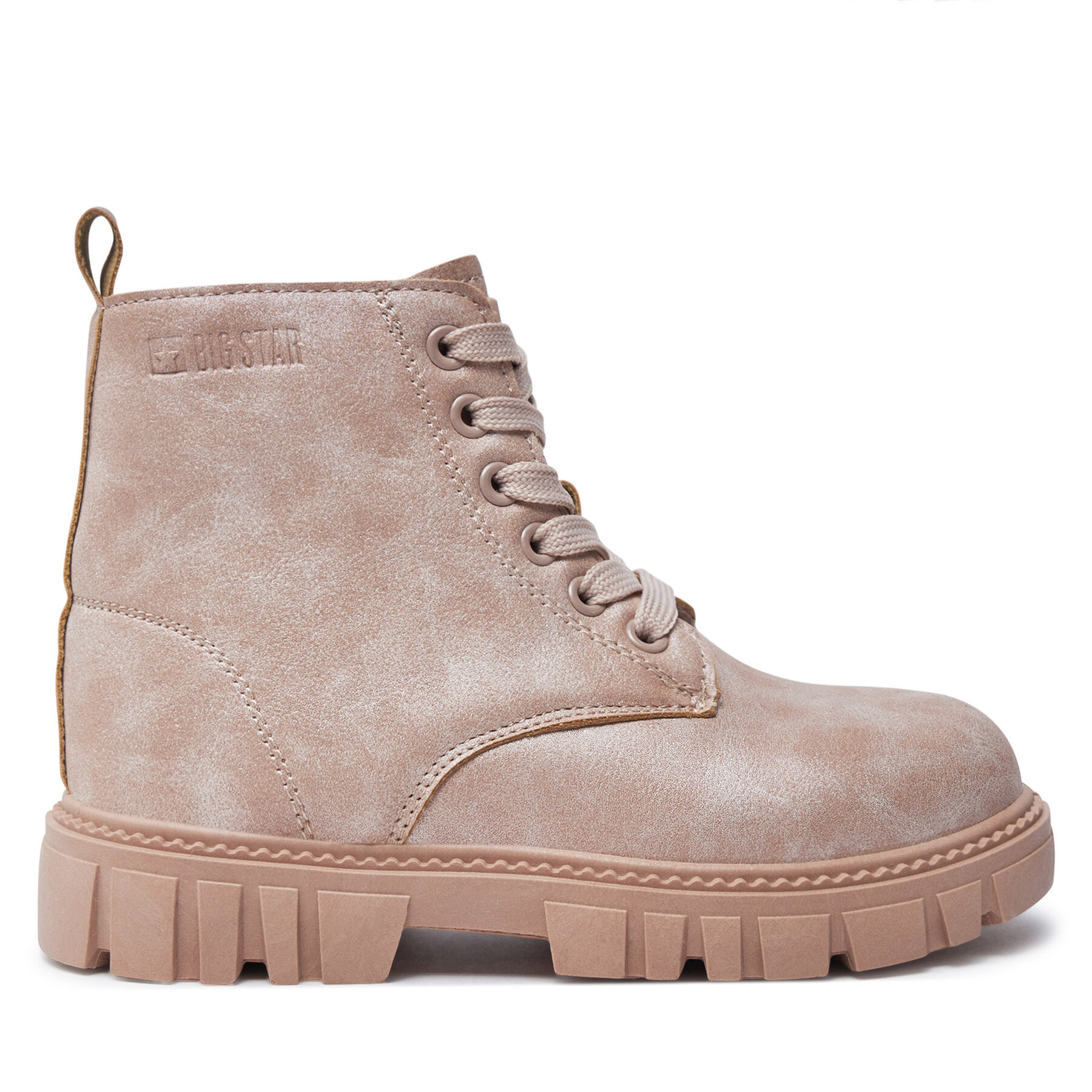 Šnurovacia obuv Big Star Shoes OO374083 Sivá
