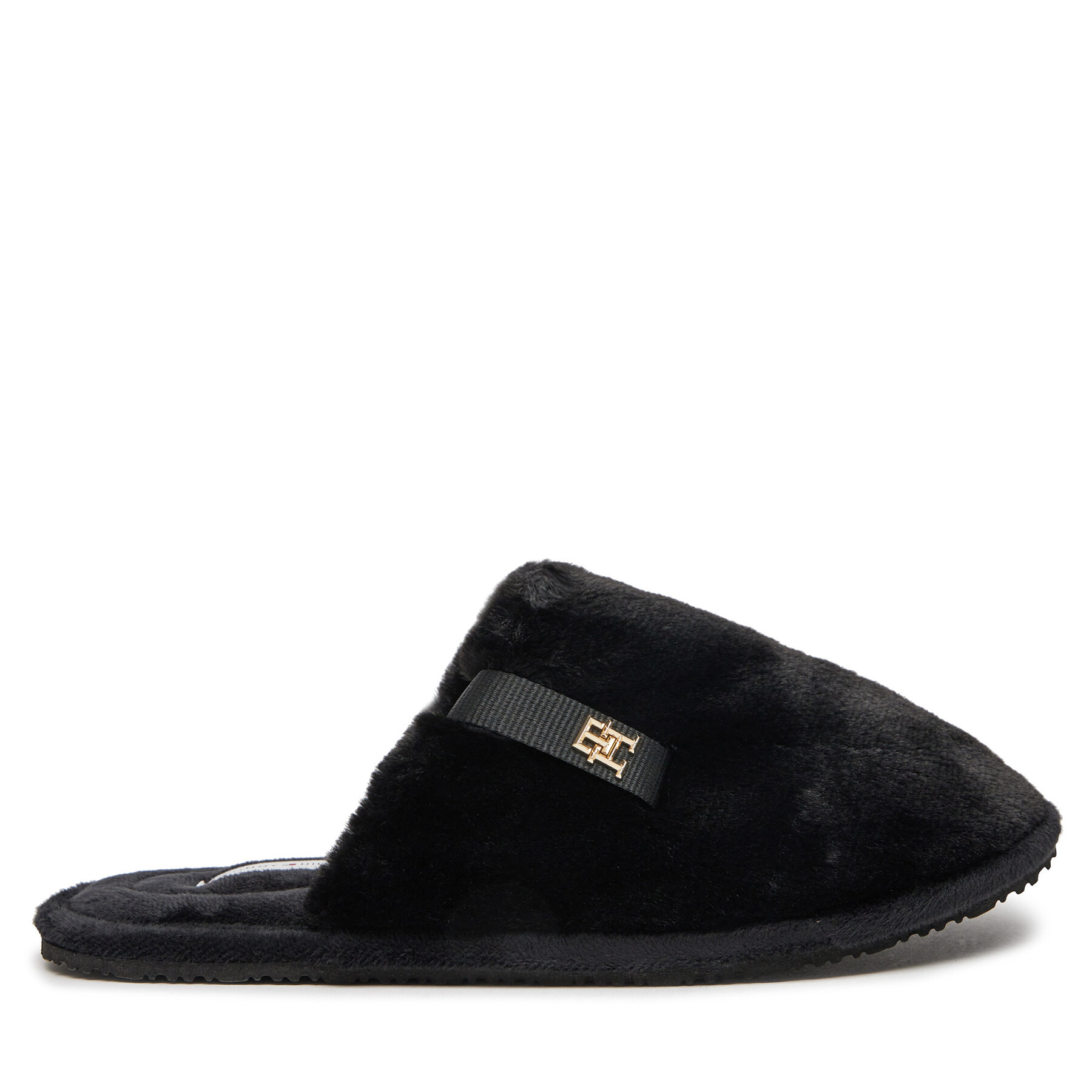 Пантофи Tommy Hilfiger Trenerzy Confort Home FW0FW08138 Черен