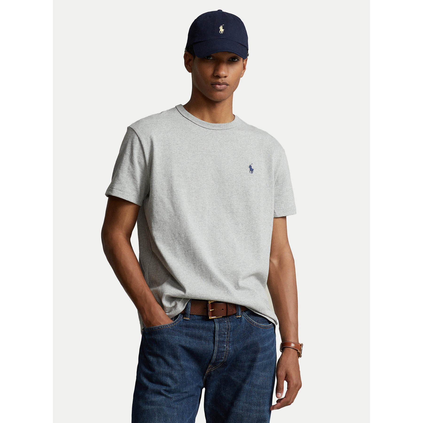 Polo Ralph Lauren T-shirt Classics 710811284004 Grigio Regular Fit